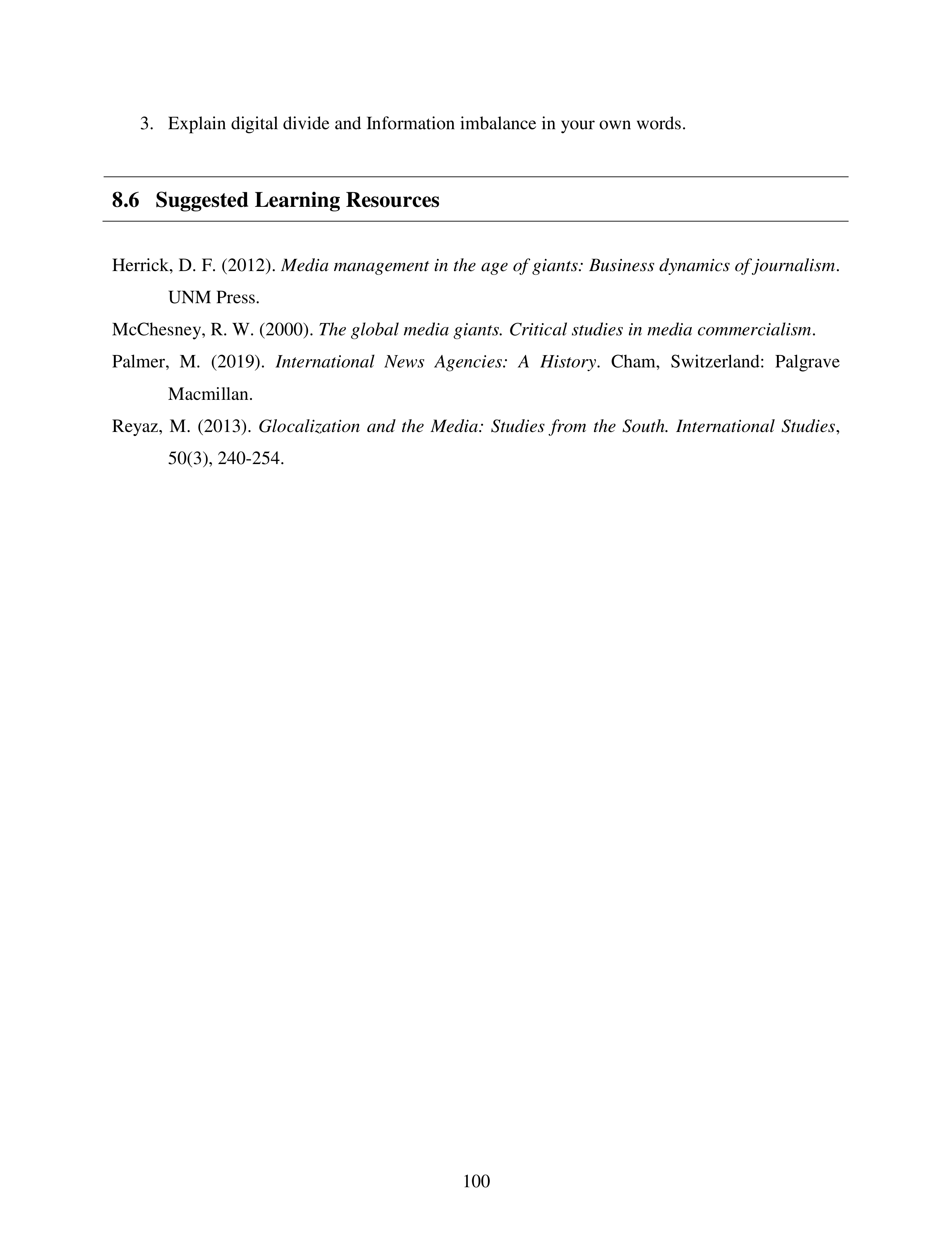 Communication Skills for Media Management — page 100