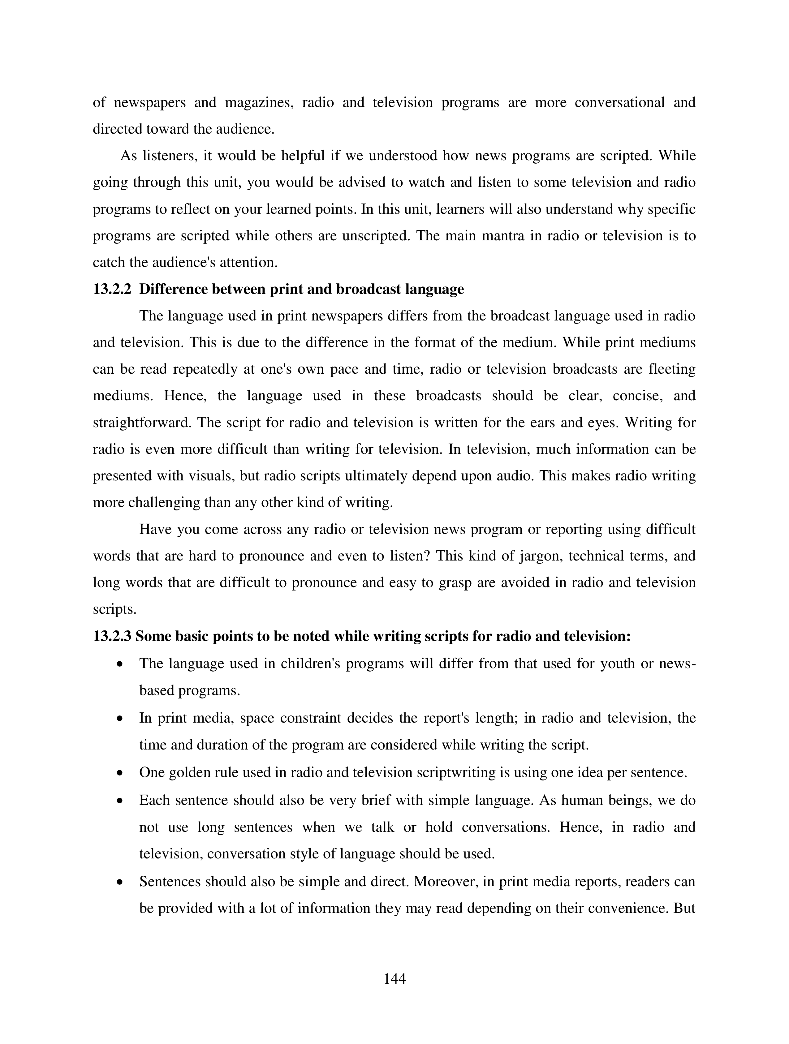 Communication Skills for Media Management — page 144
