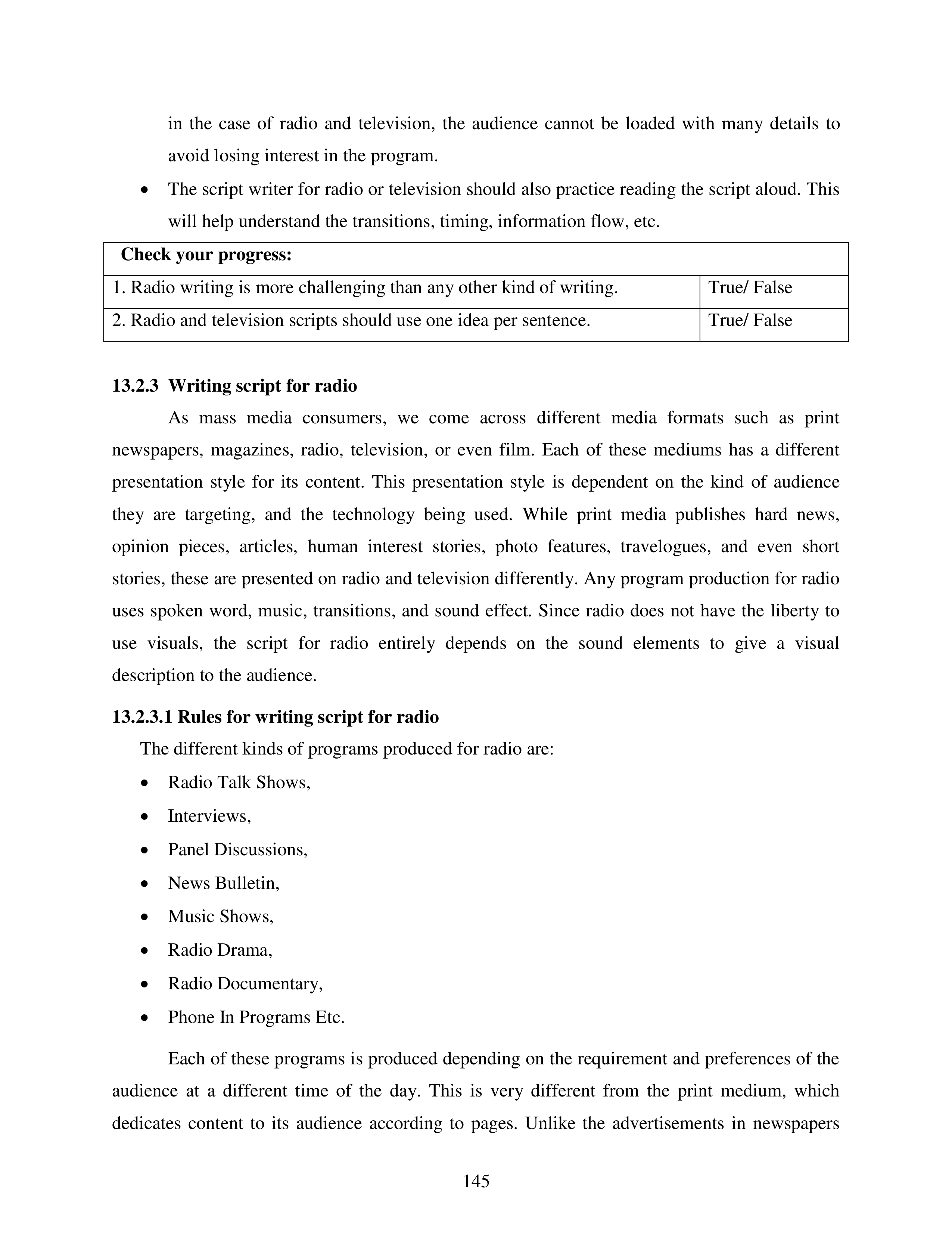 Communication Skills for Media Management — page 145
