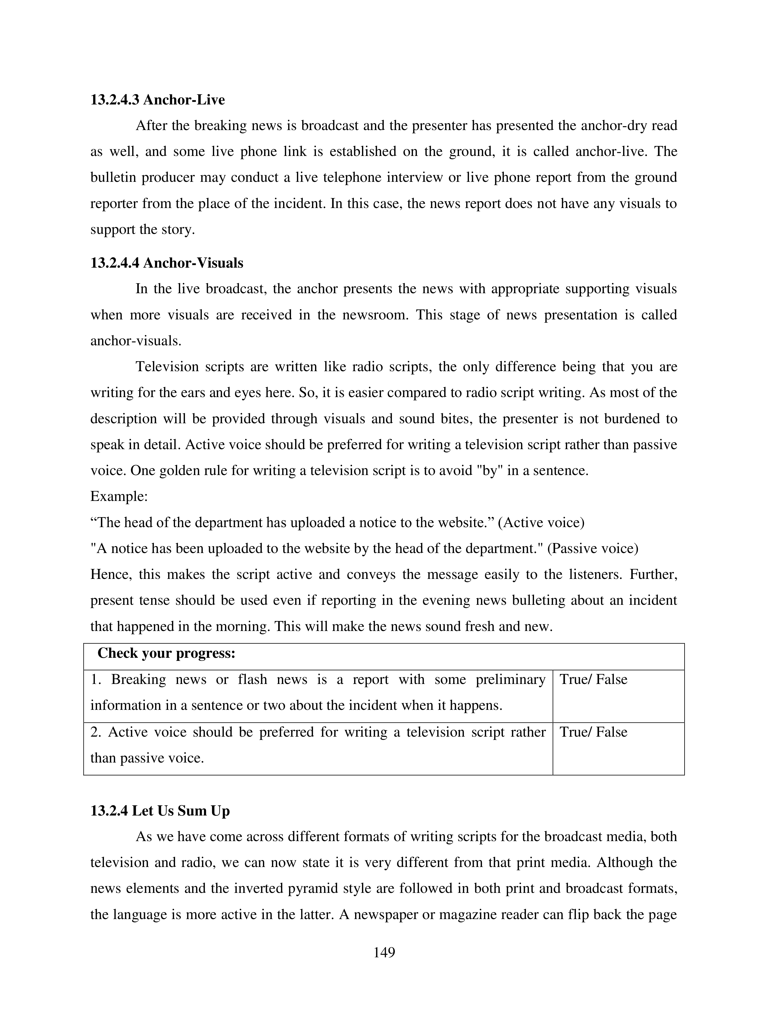 Communication Skills for Media Management — page 149