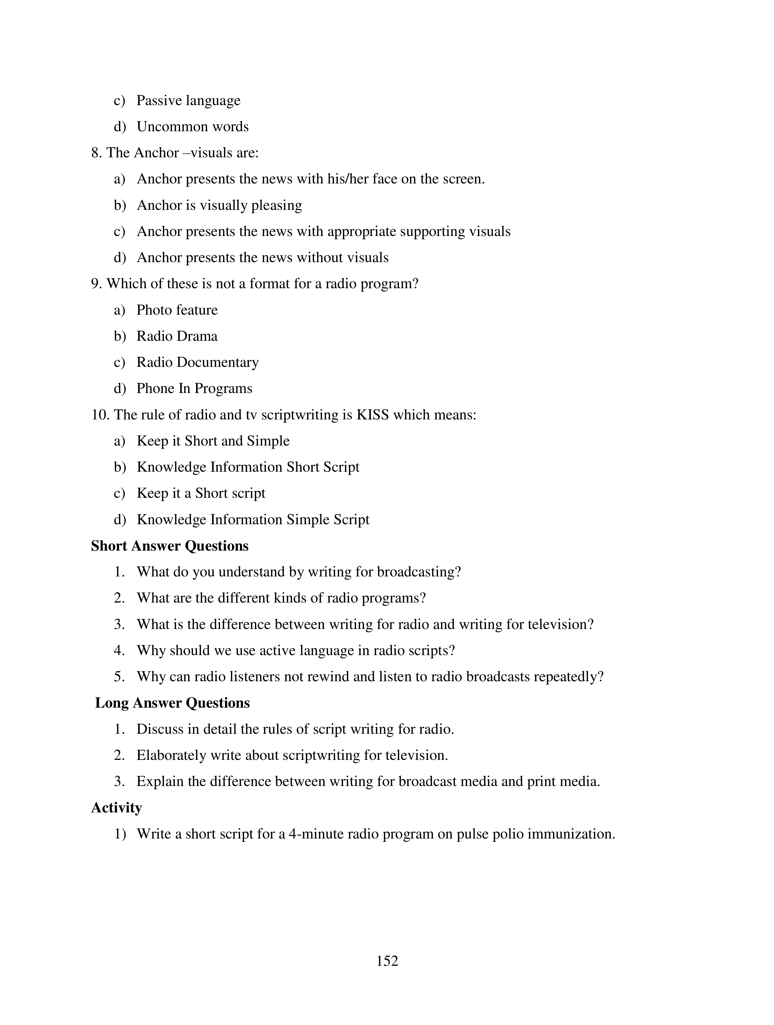 Communication Skills for Media Management — page 152