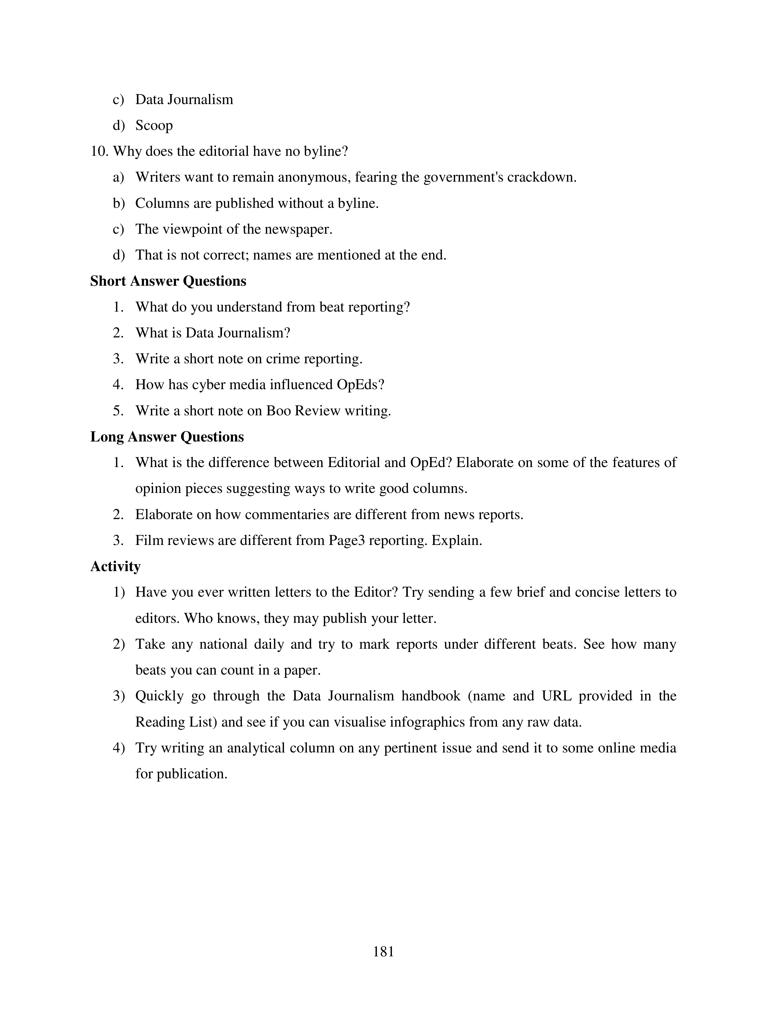 Communication Skills for Media Management — page 181