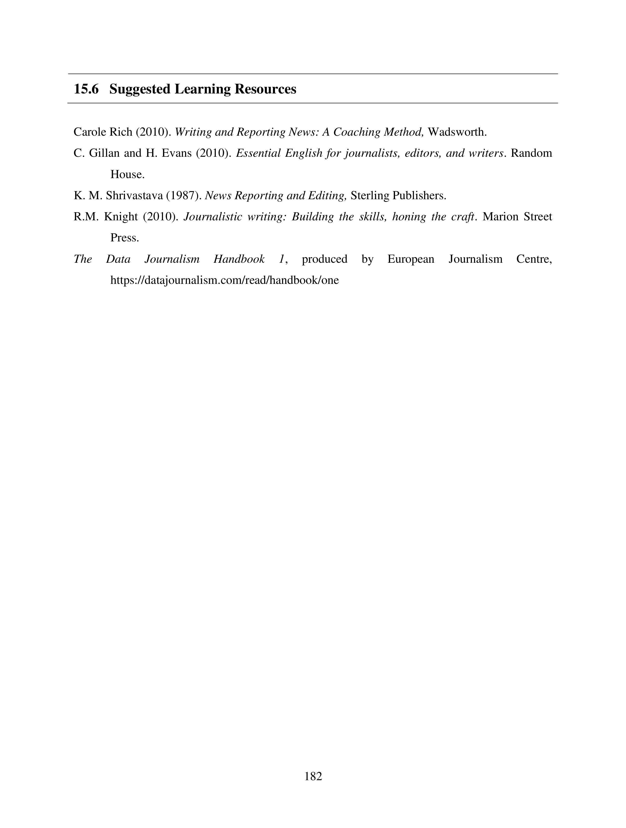 Communication Skills for Media Management — page 182