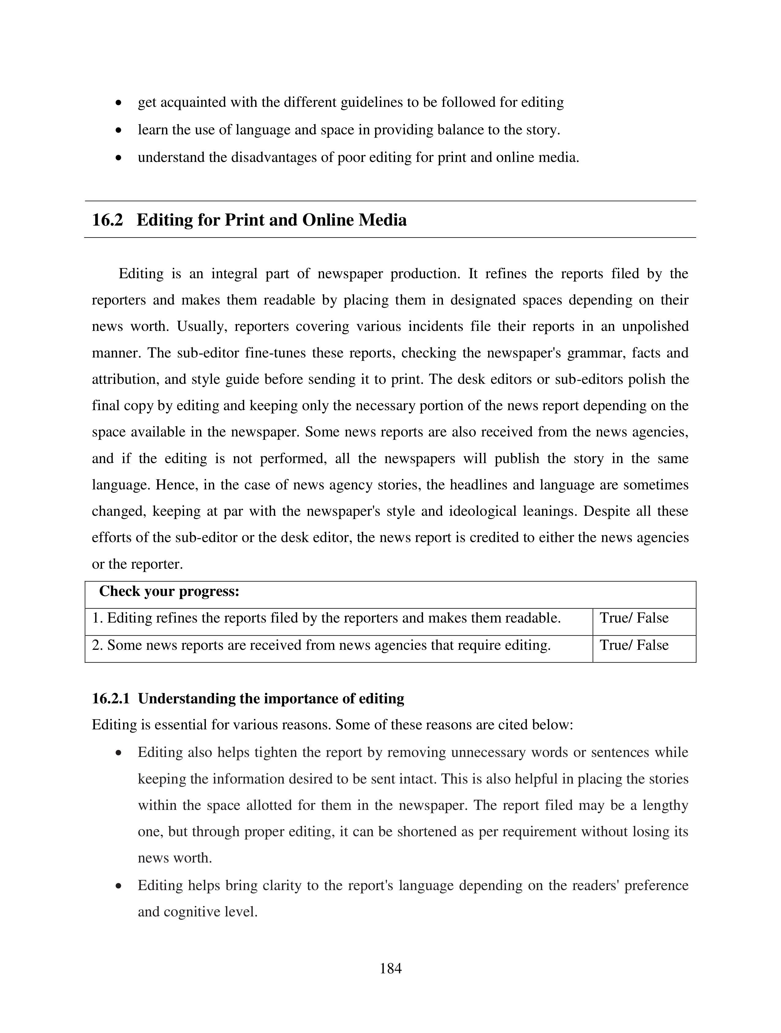 Communication Skills for Media Management — page 184