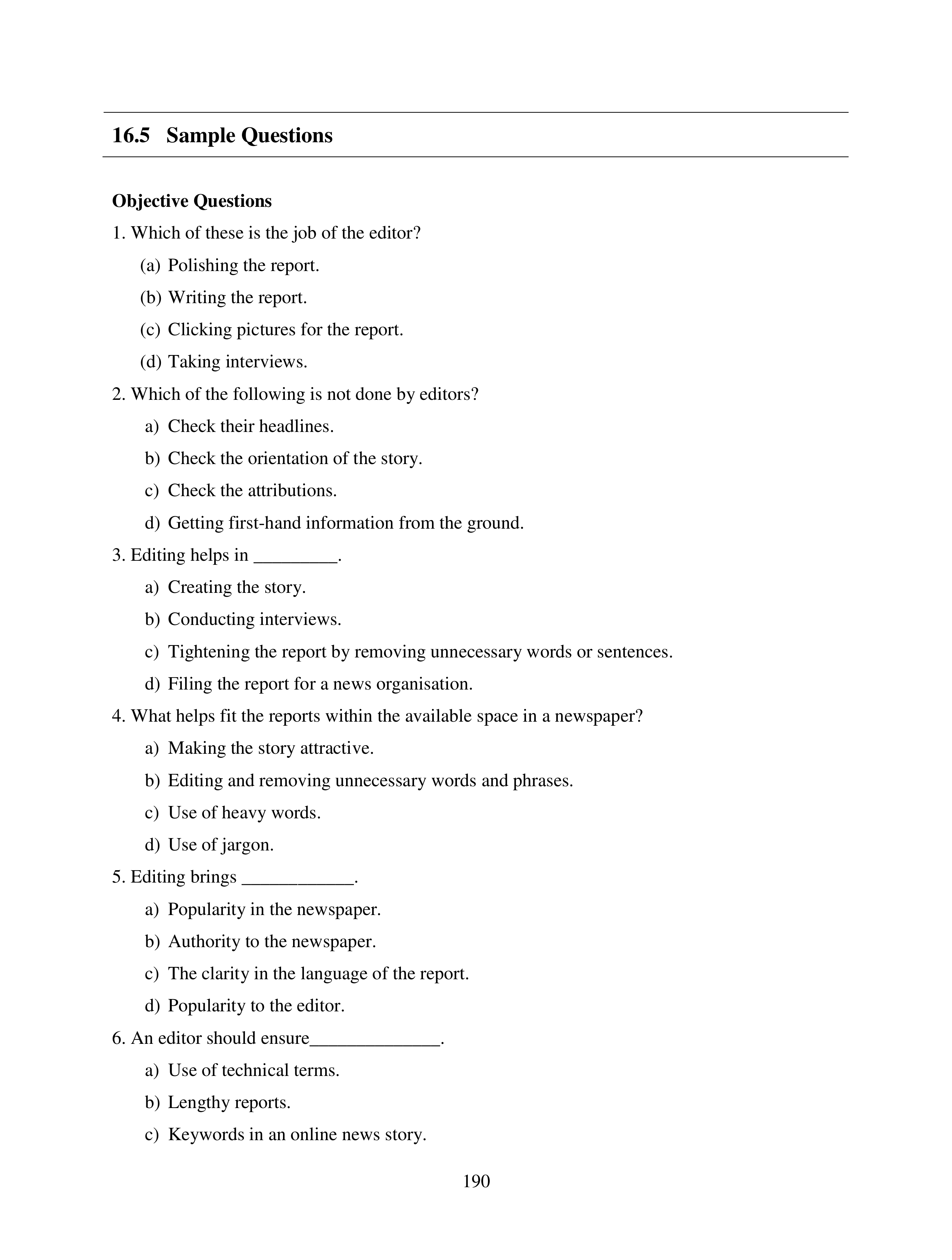 Communication Skills for Media Management — page 190