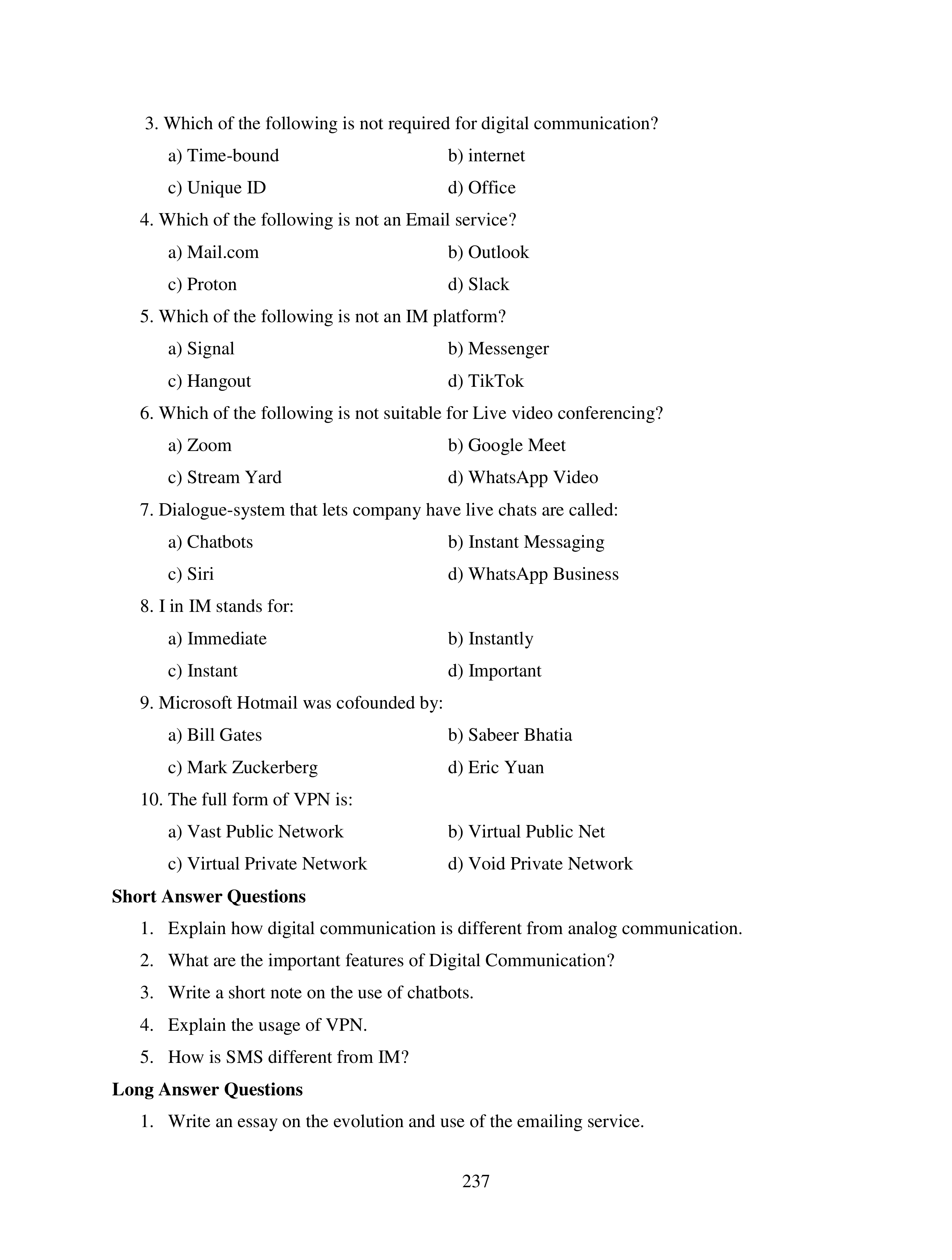 Communication Skills for Media Management — page 237