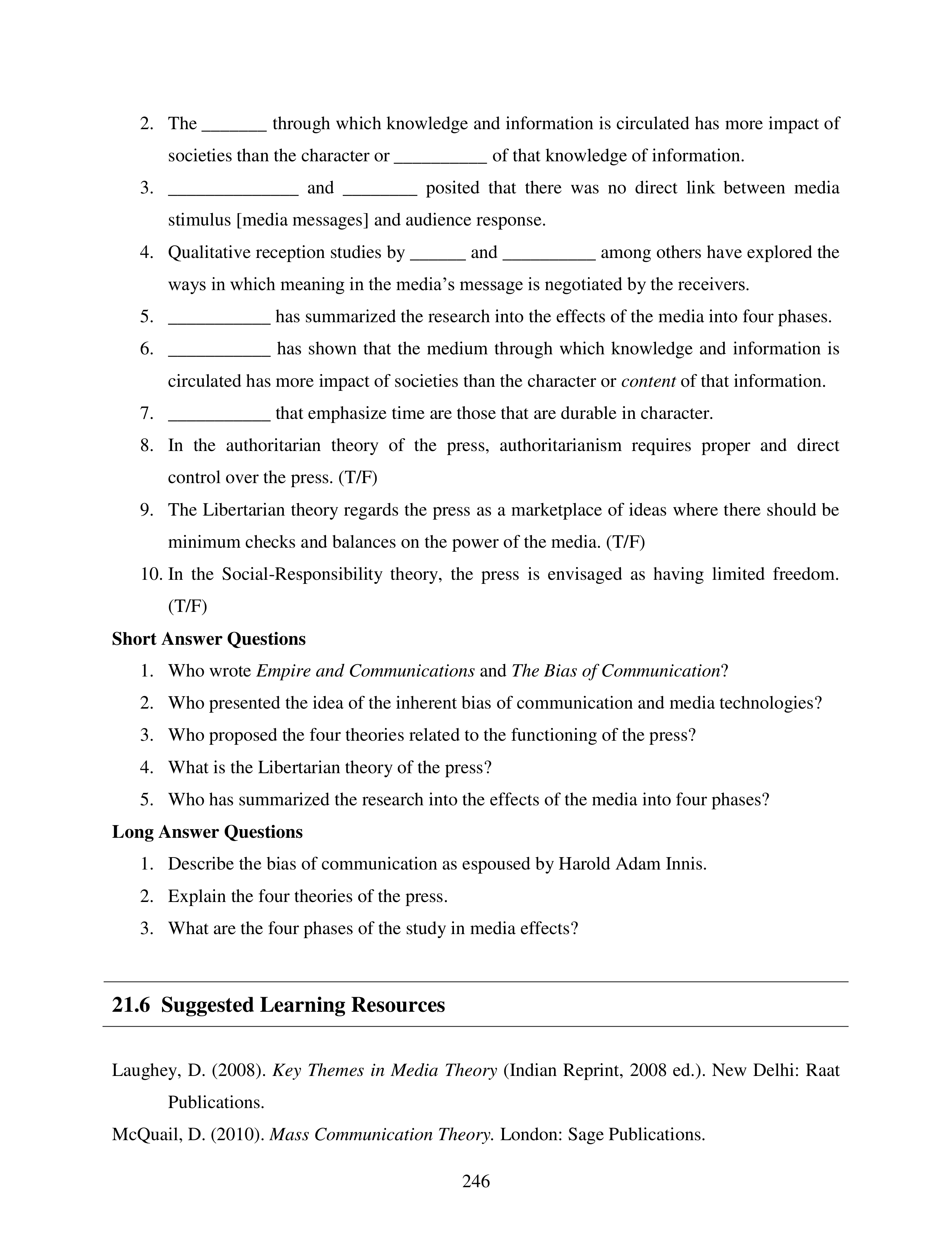 Communication Skills for Media Management — page 246