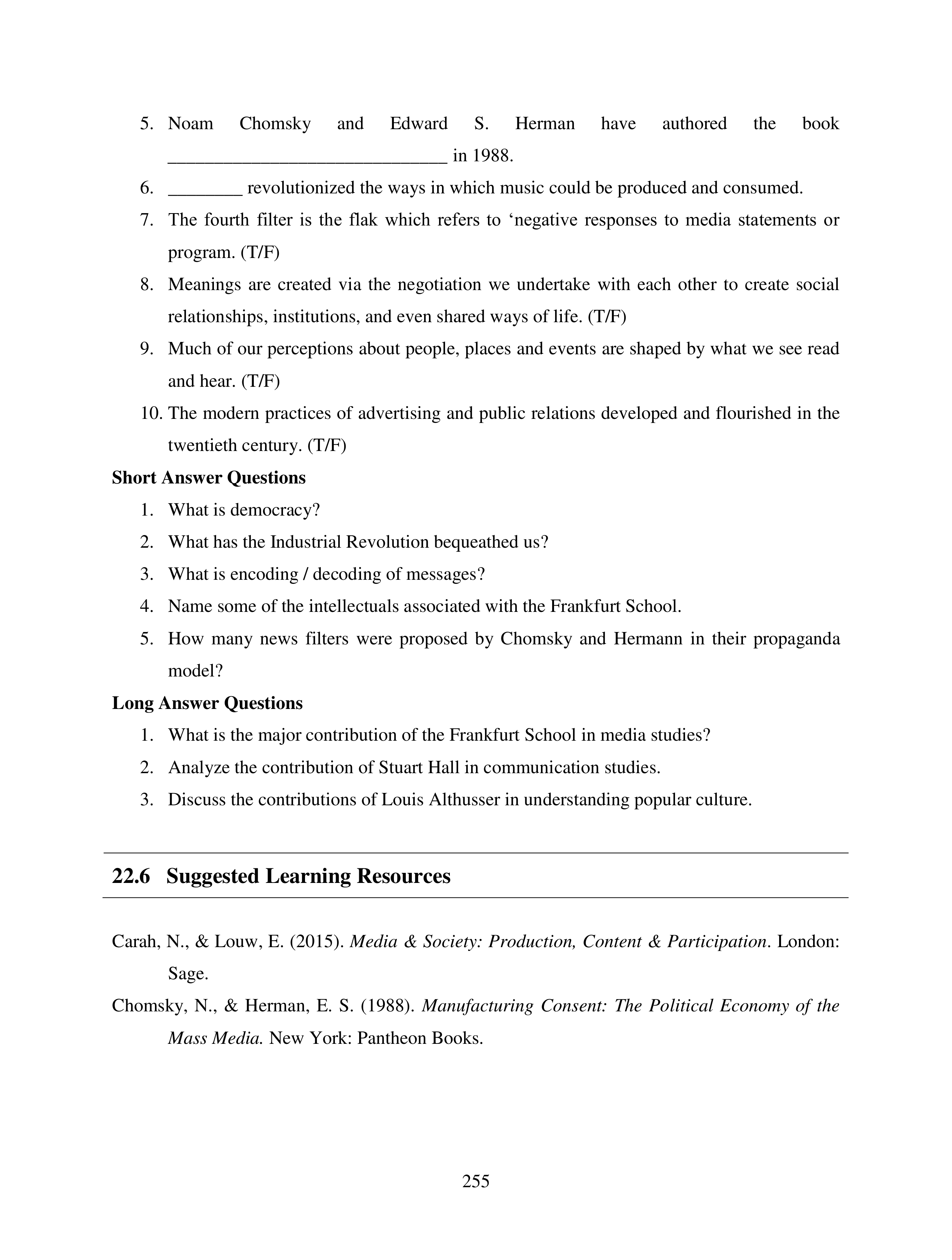 Communication Skills for Media Management — page 255