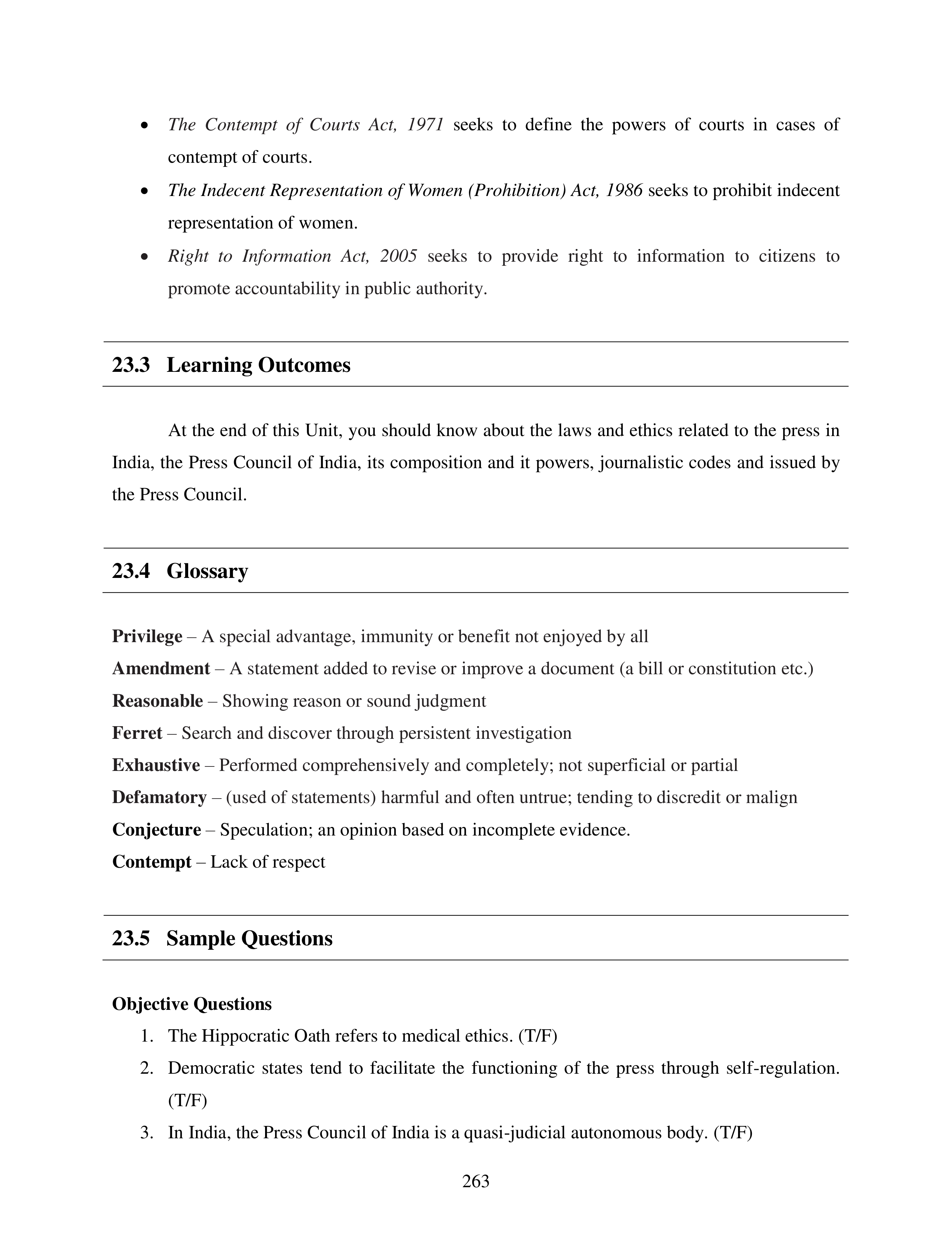 Communication Skills for Media Management — page 263
