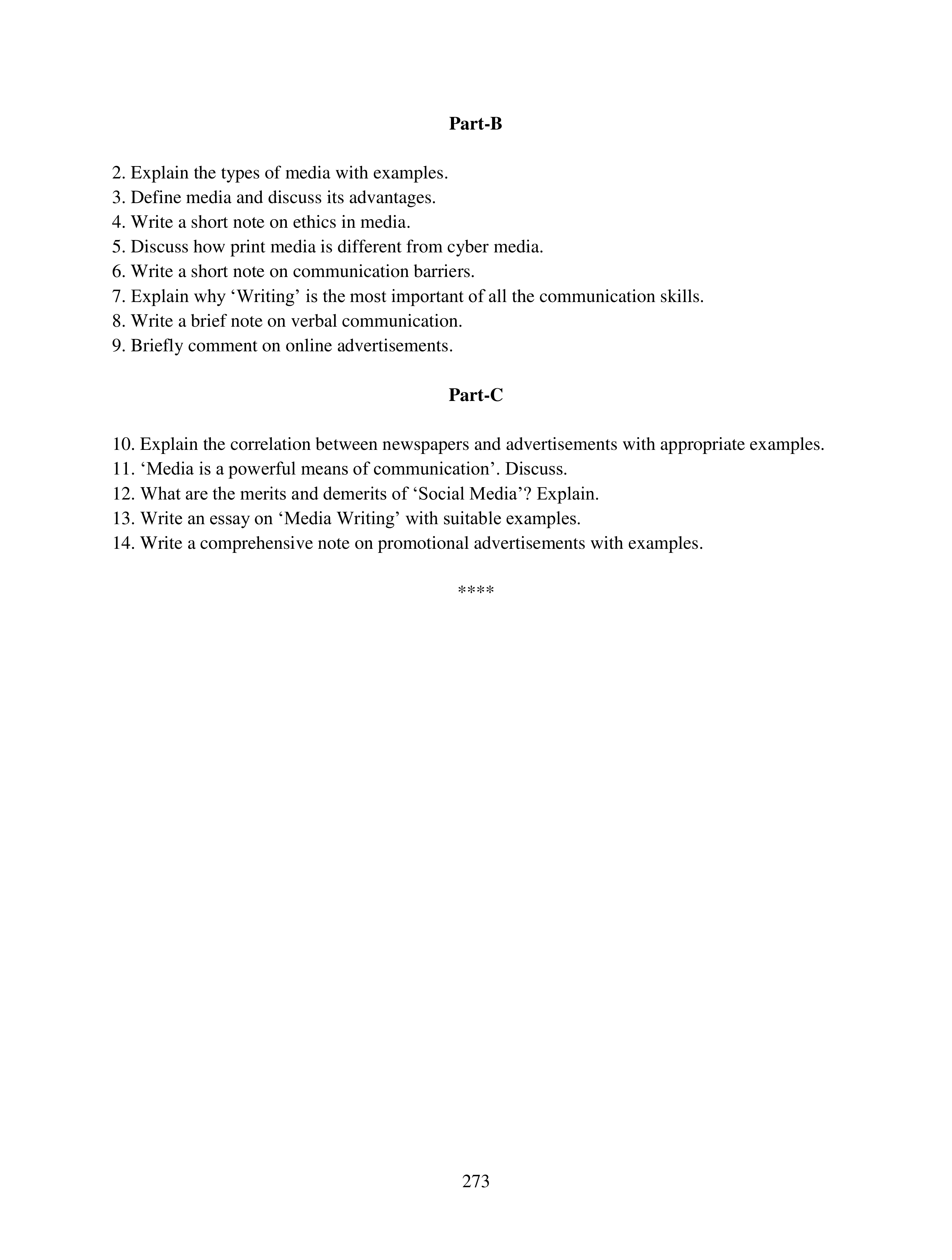 Communication Skills for Media Management — page 273