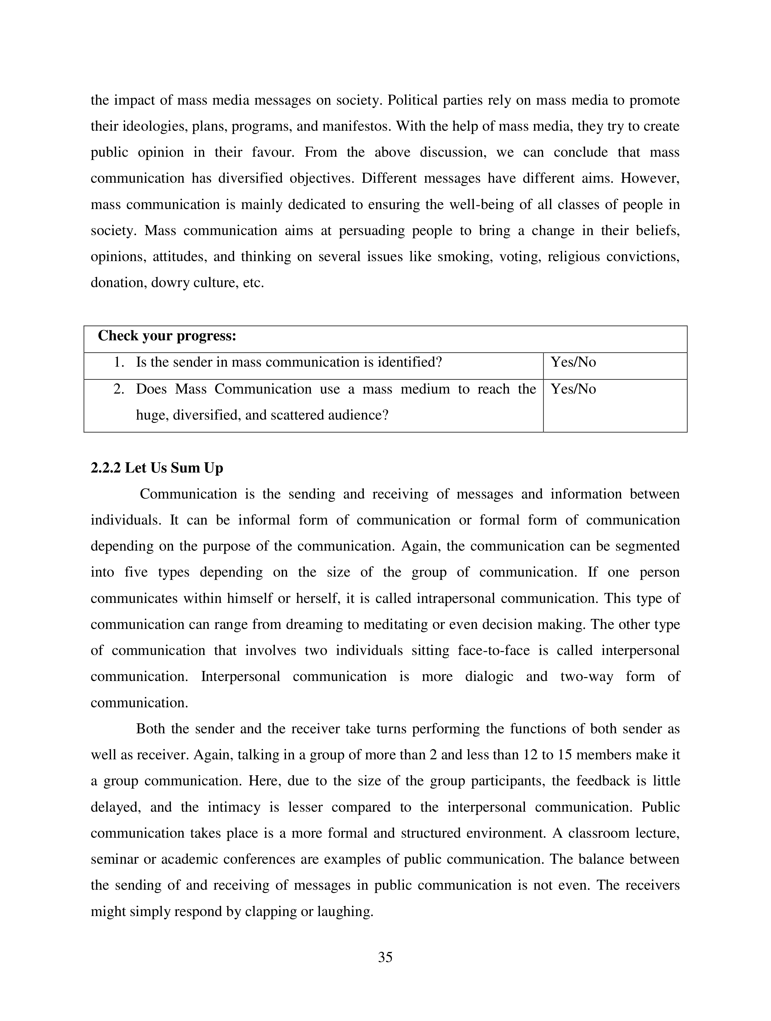 Communication Skills for Media Management — page 35
