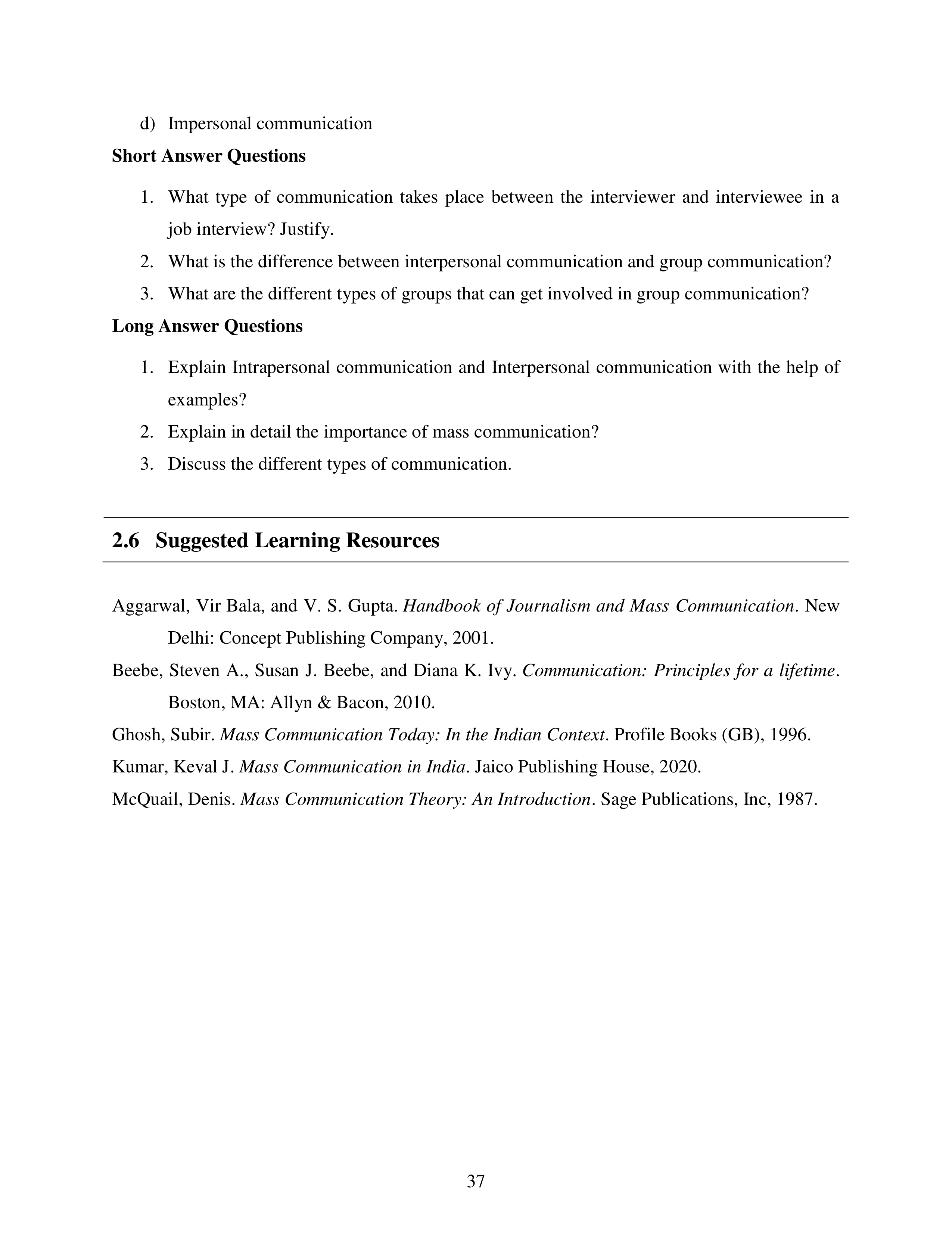 Communication Skills for Media Management — page 37