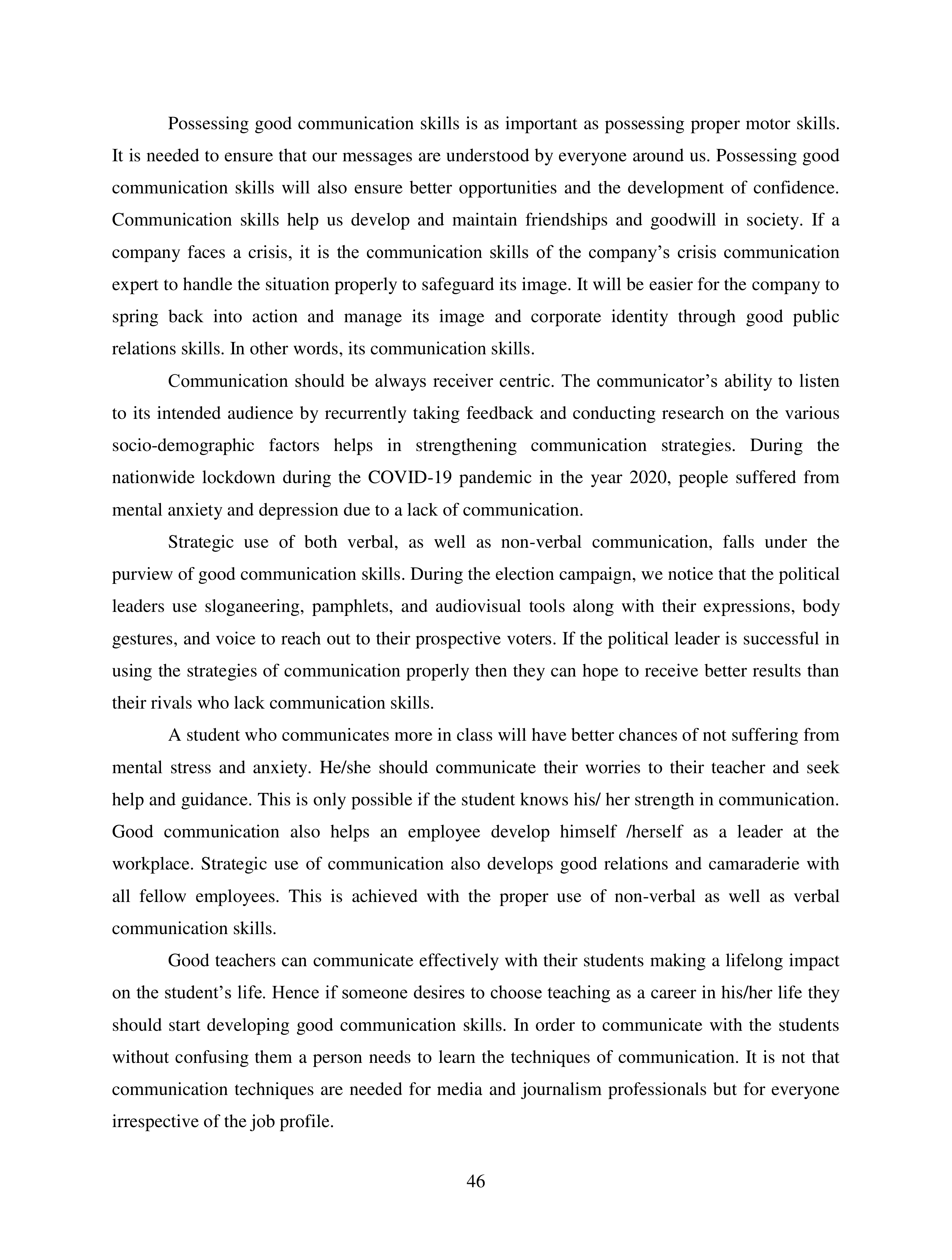 Communication Skills for Media Management — page 46