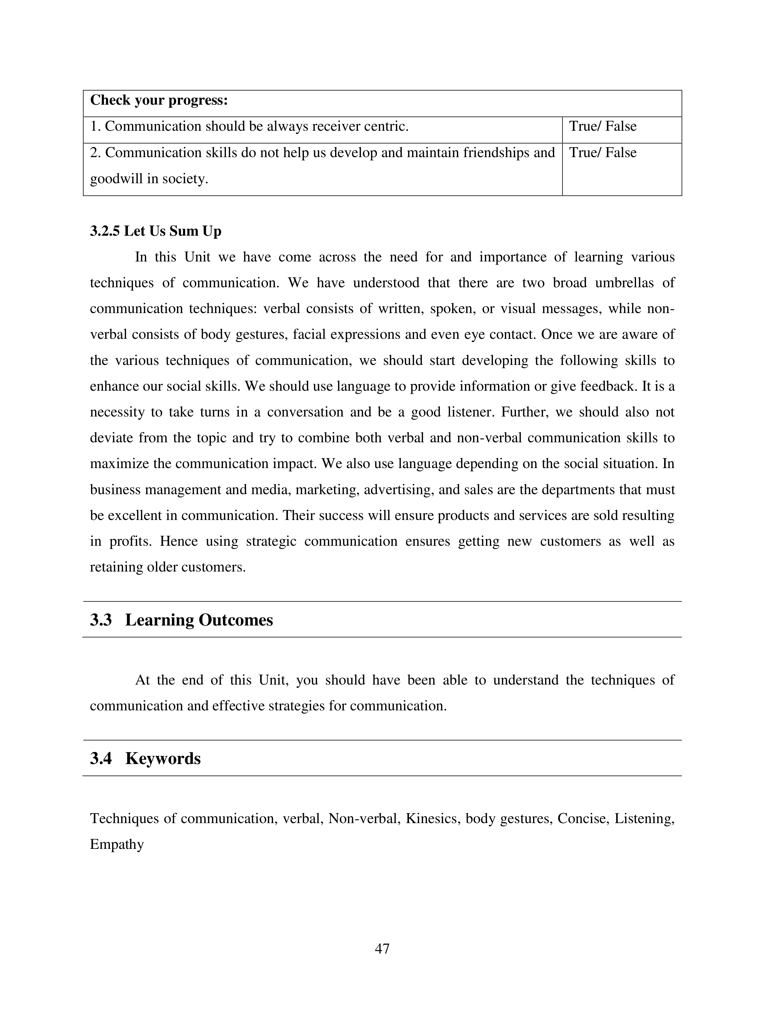 Communication Skills for Media Management — page 47