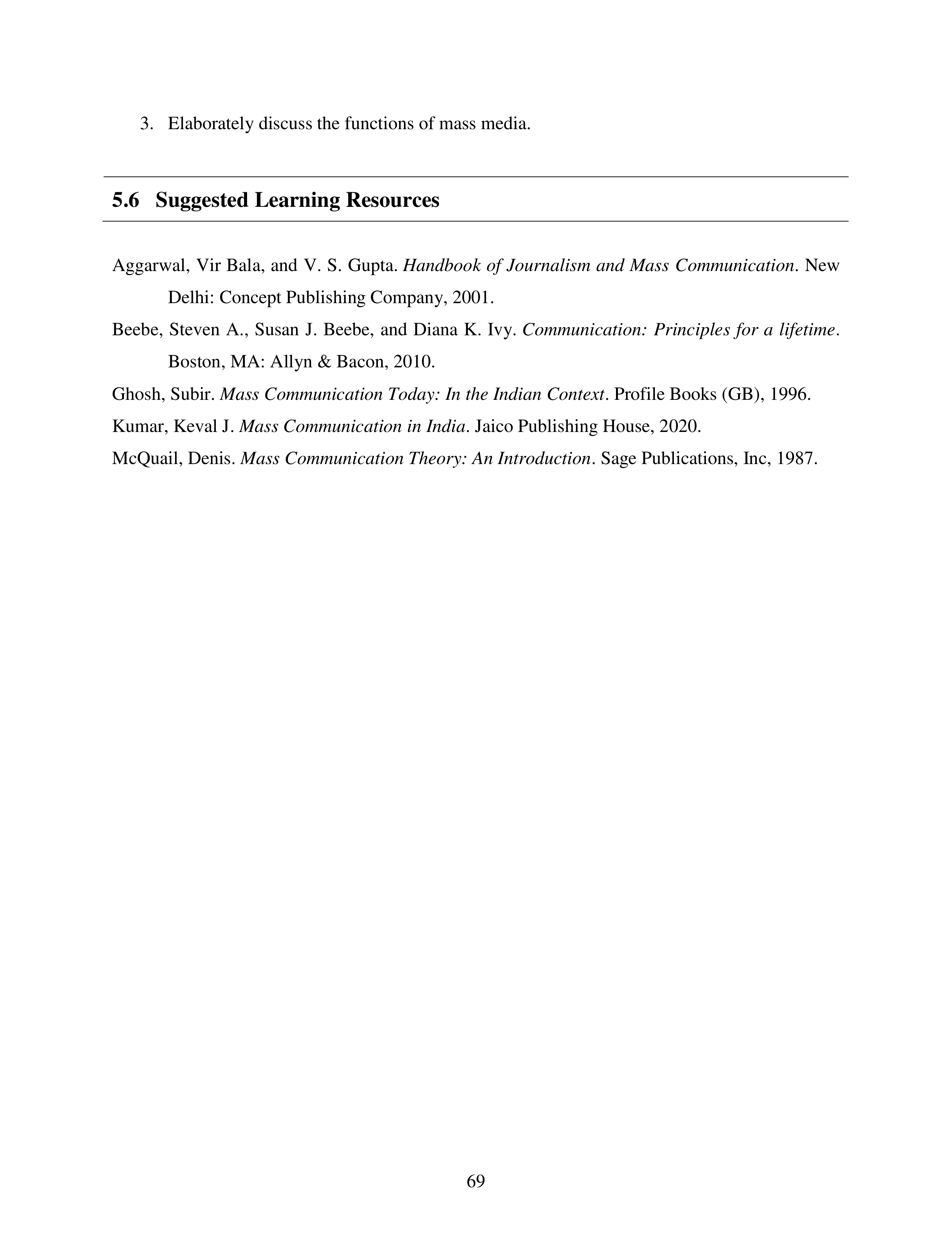 Communication Skills for Media Management — page 69