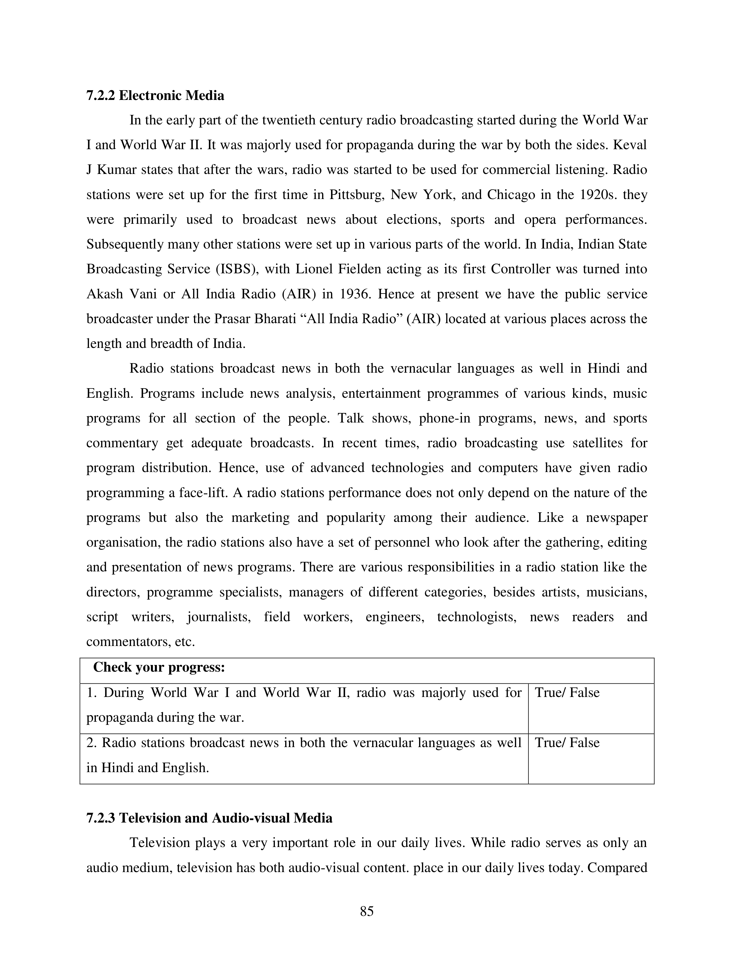 Communication Skills for Media Management — page 85