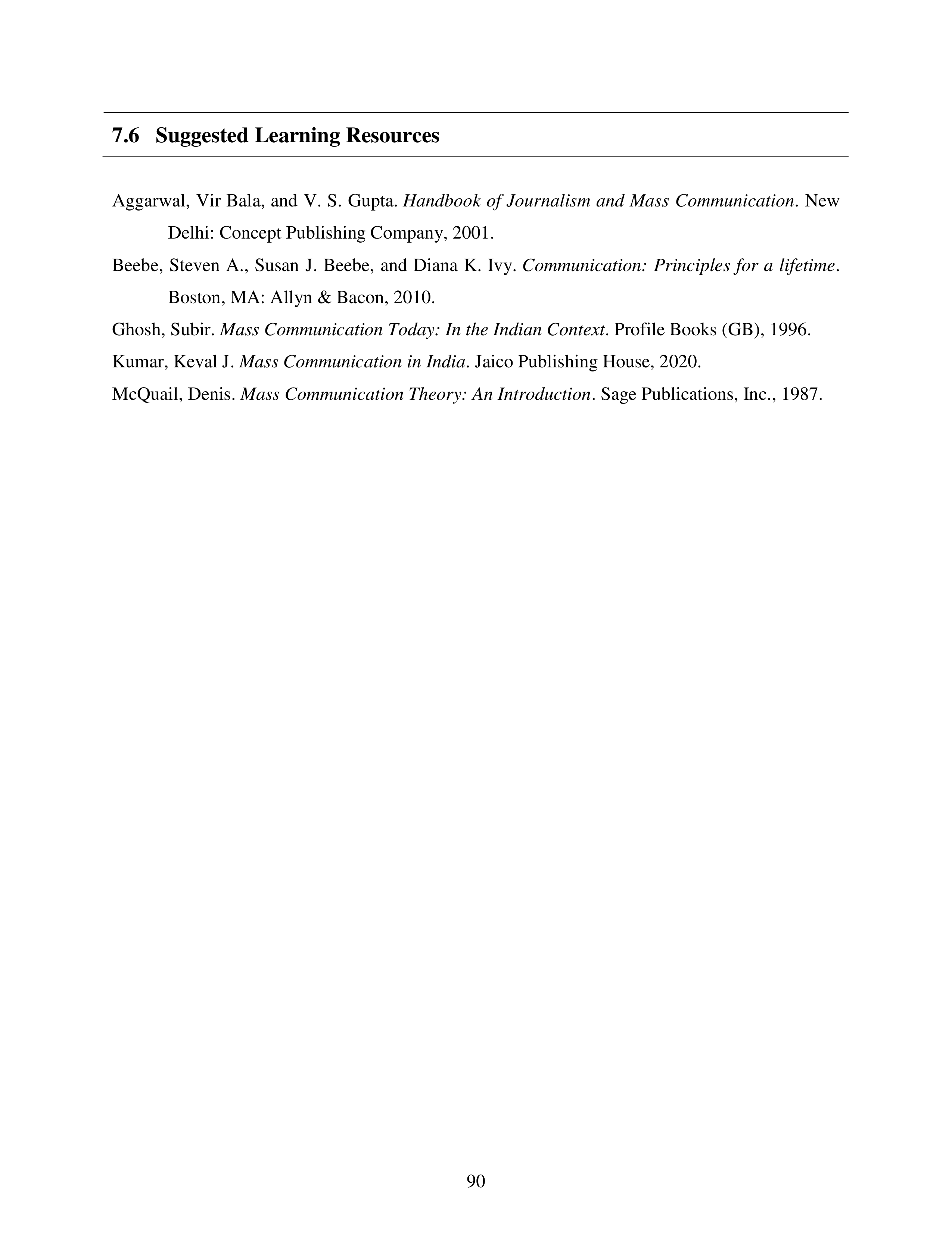 Communication Skills for Media Management — page 90
