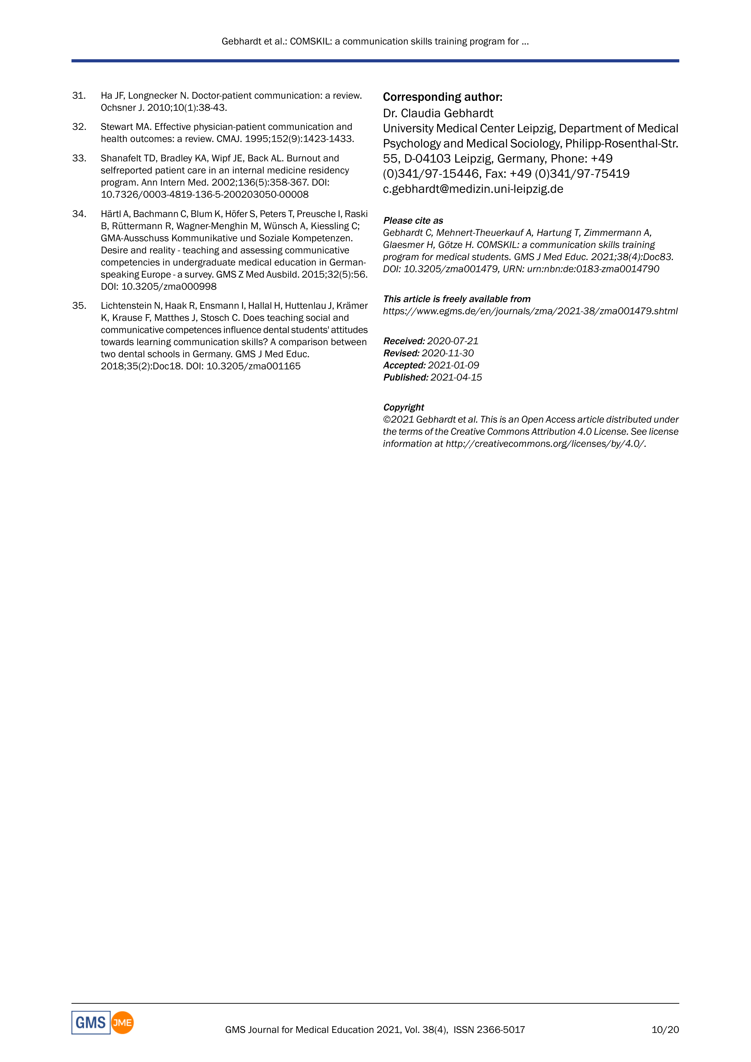 Communication Skills for Medical Students — page 10