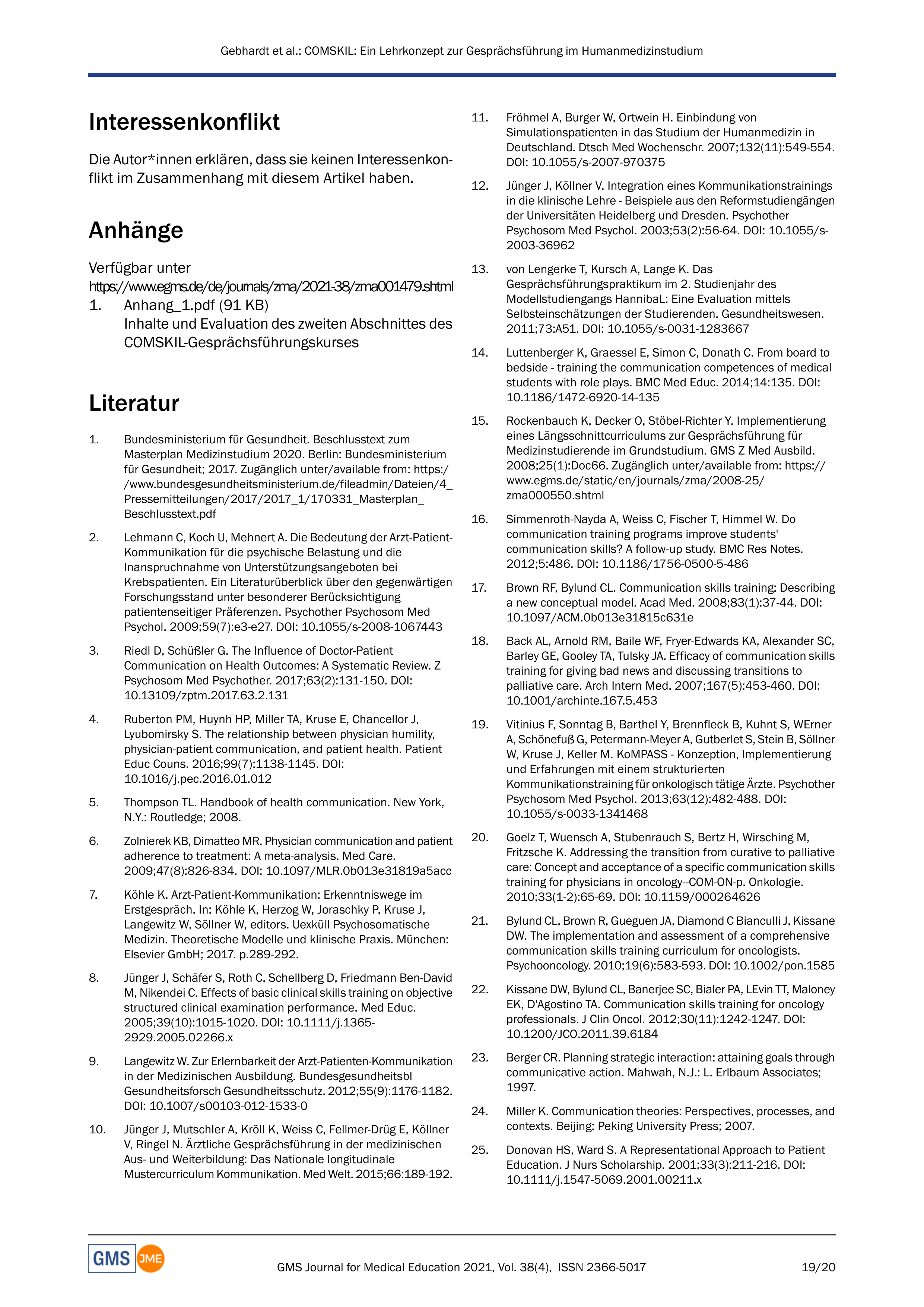 Communication Skills for Medical Students — page 19