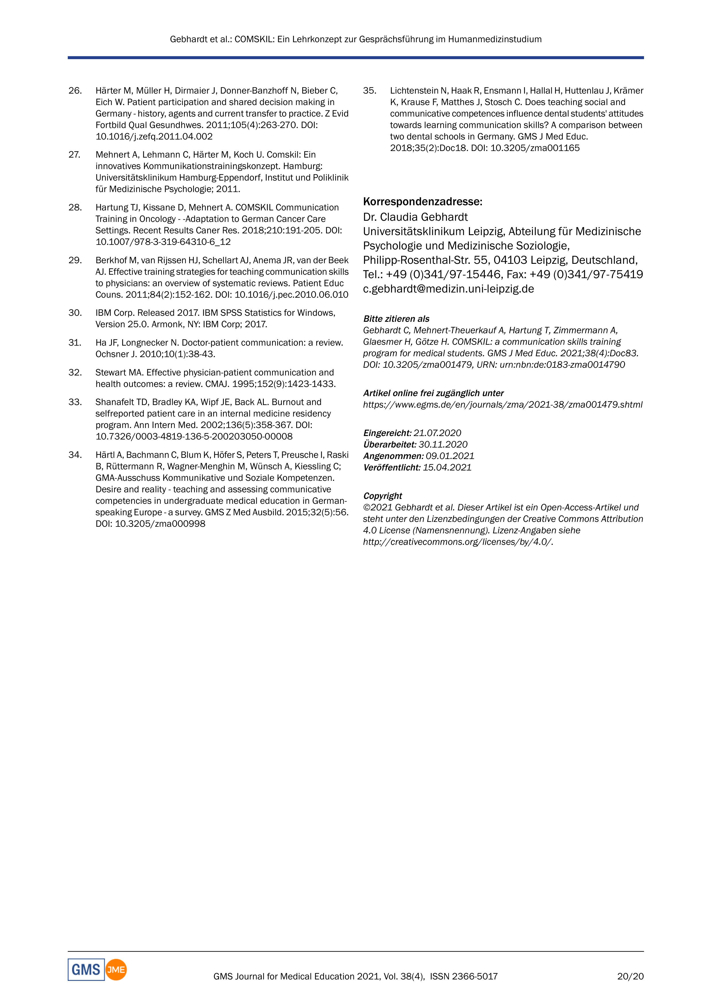 Communication Skills for Medical Students — page 20