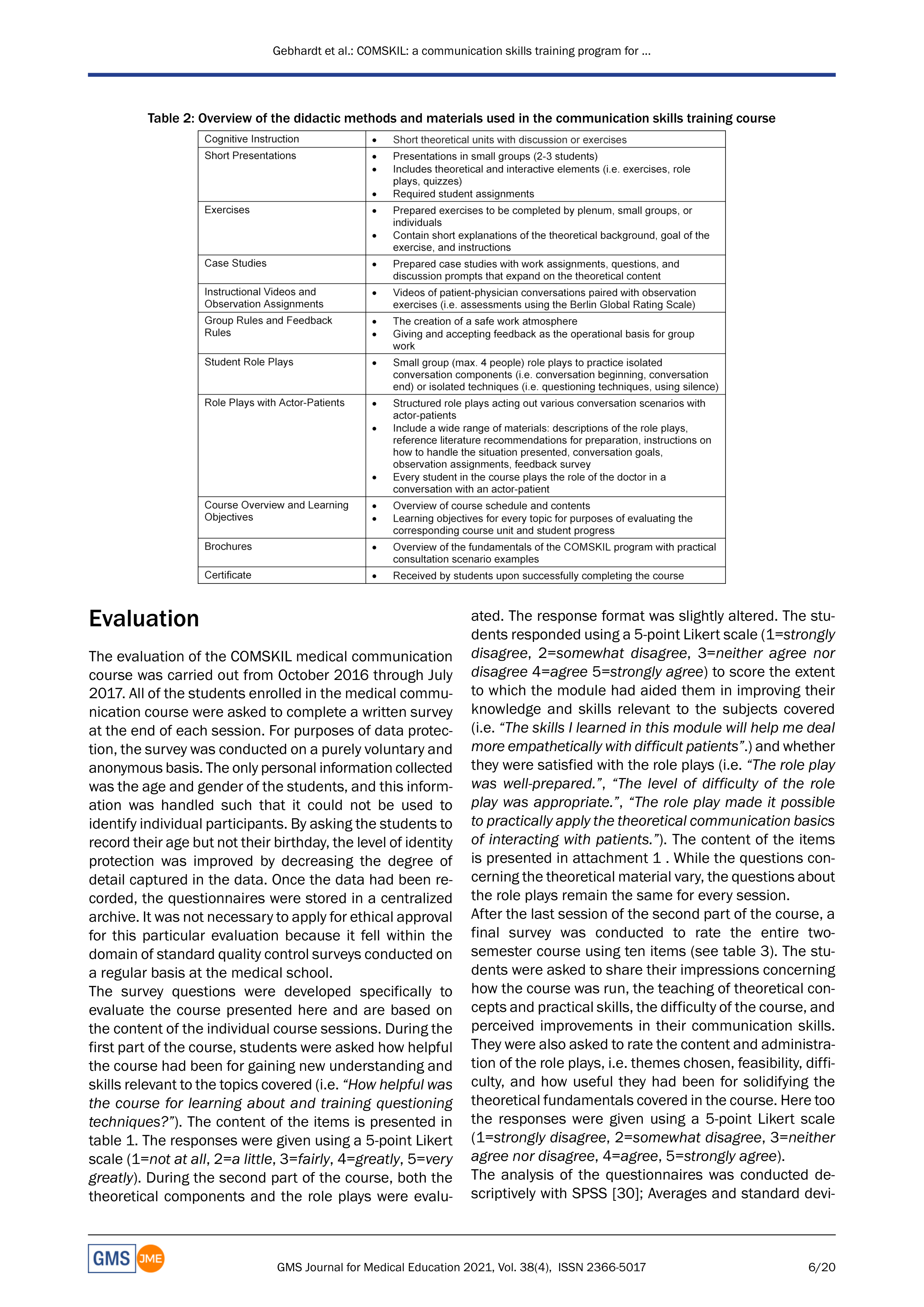 Communication Skills for Medical Students — page 6