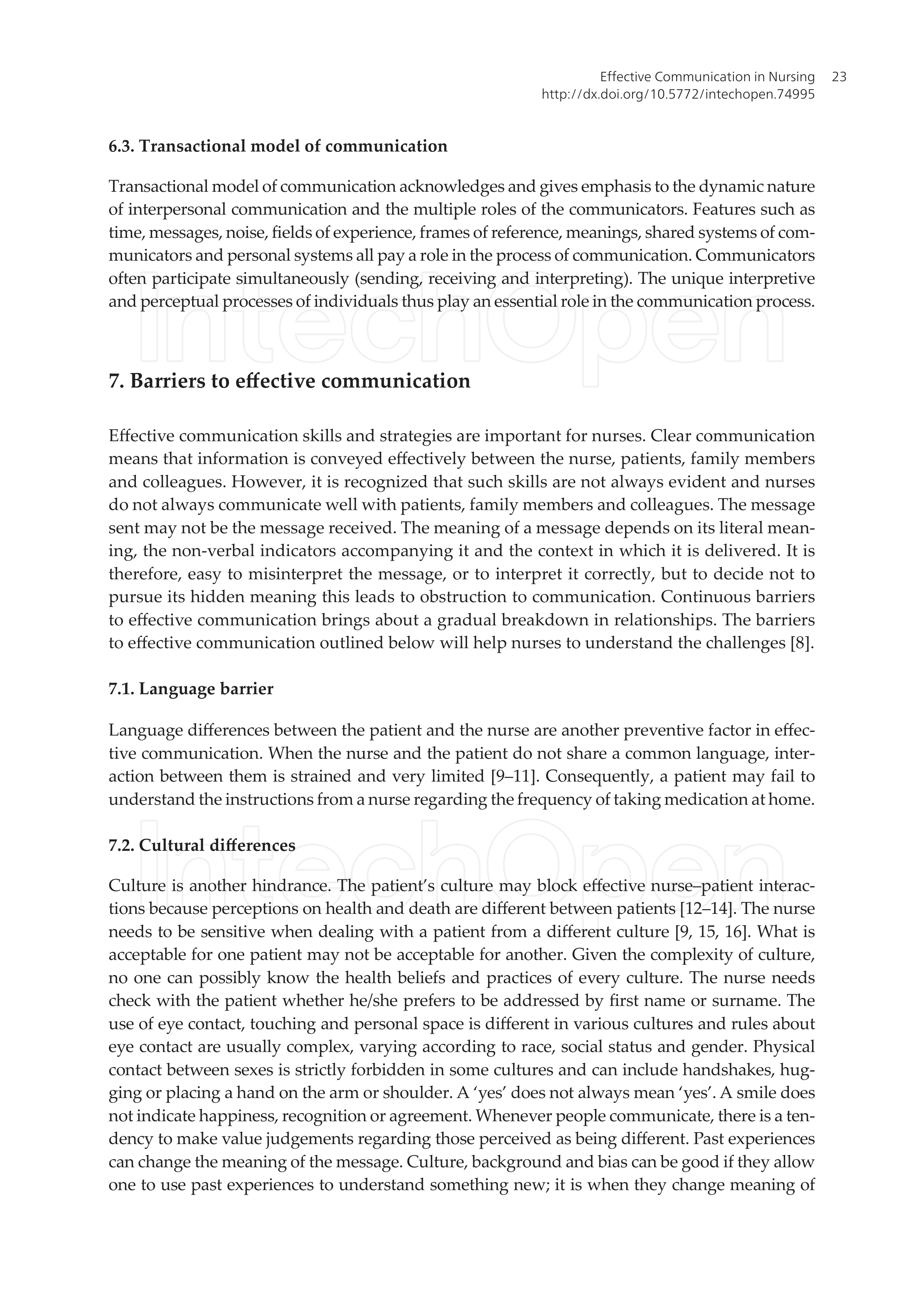 Communication Skills for Nurses — page 6