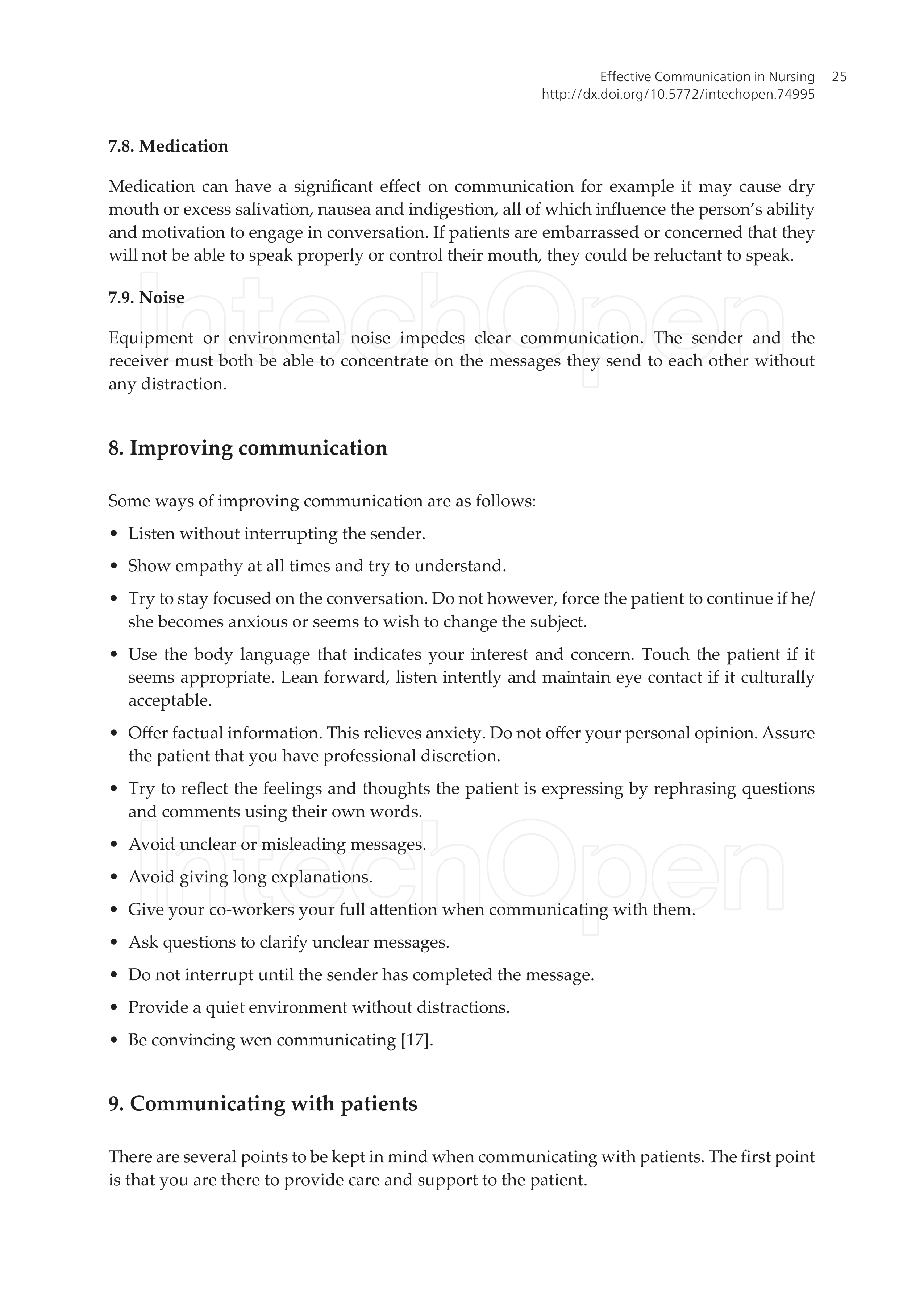 Communication Skills for Nurses — page 8