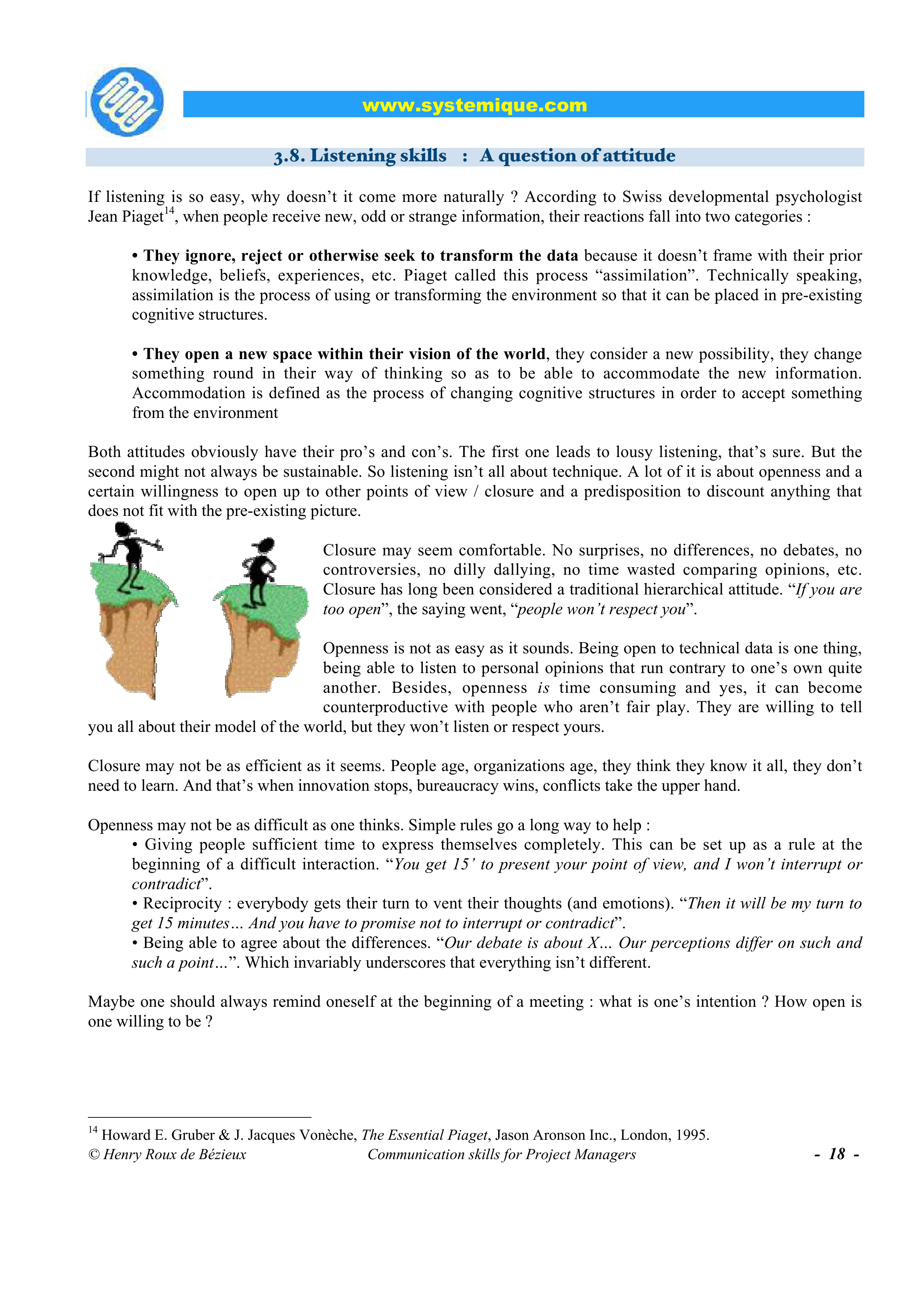 Communication Skills for Project Managers — page 18