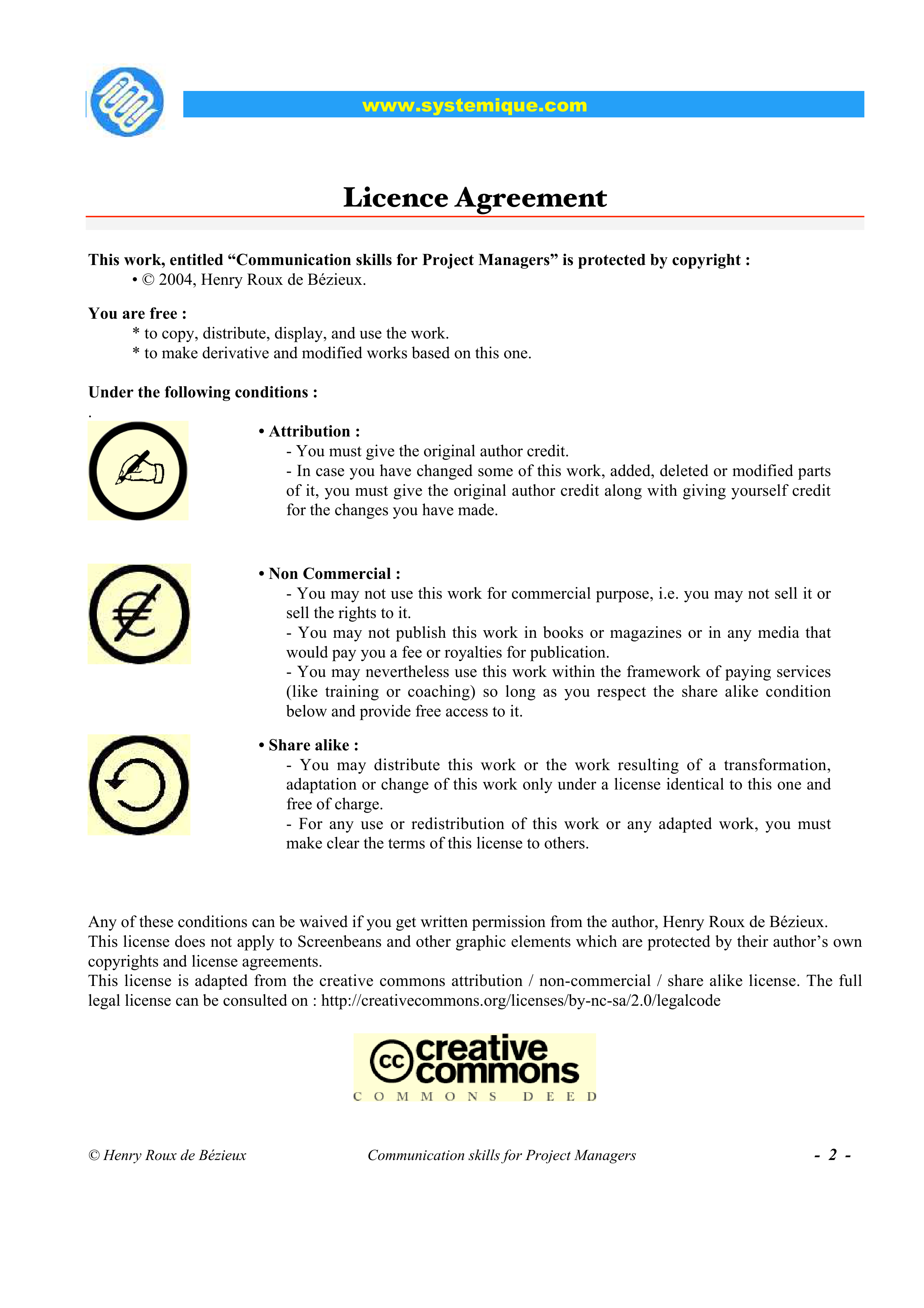 Communication Skills for Project Managers — page 2