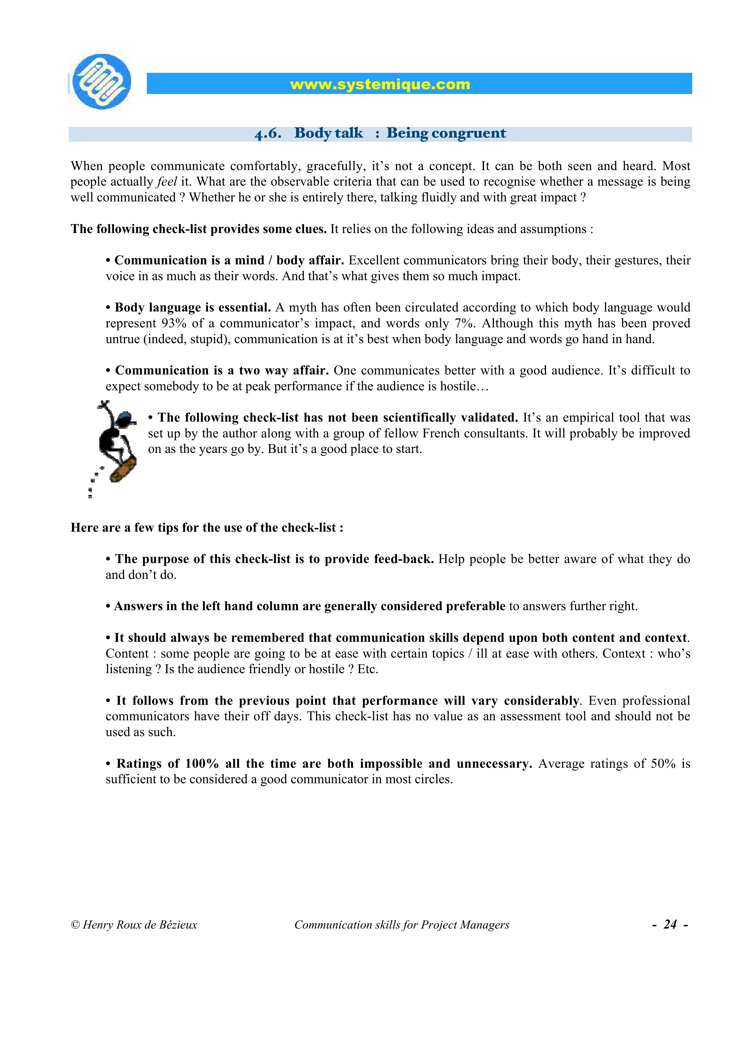 Communication Skills for Project Managers — page 24