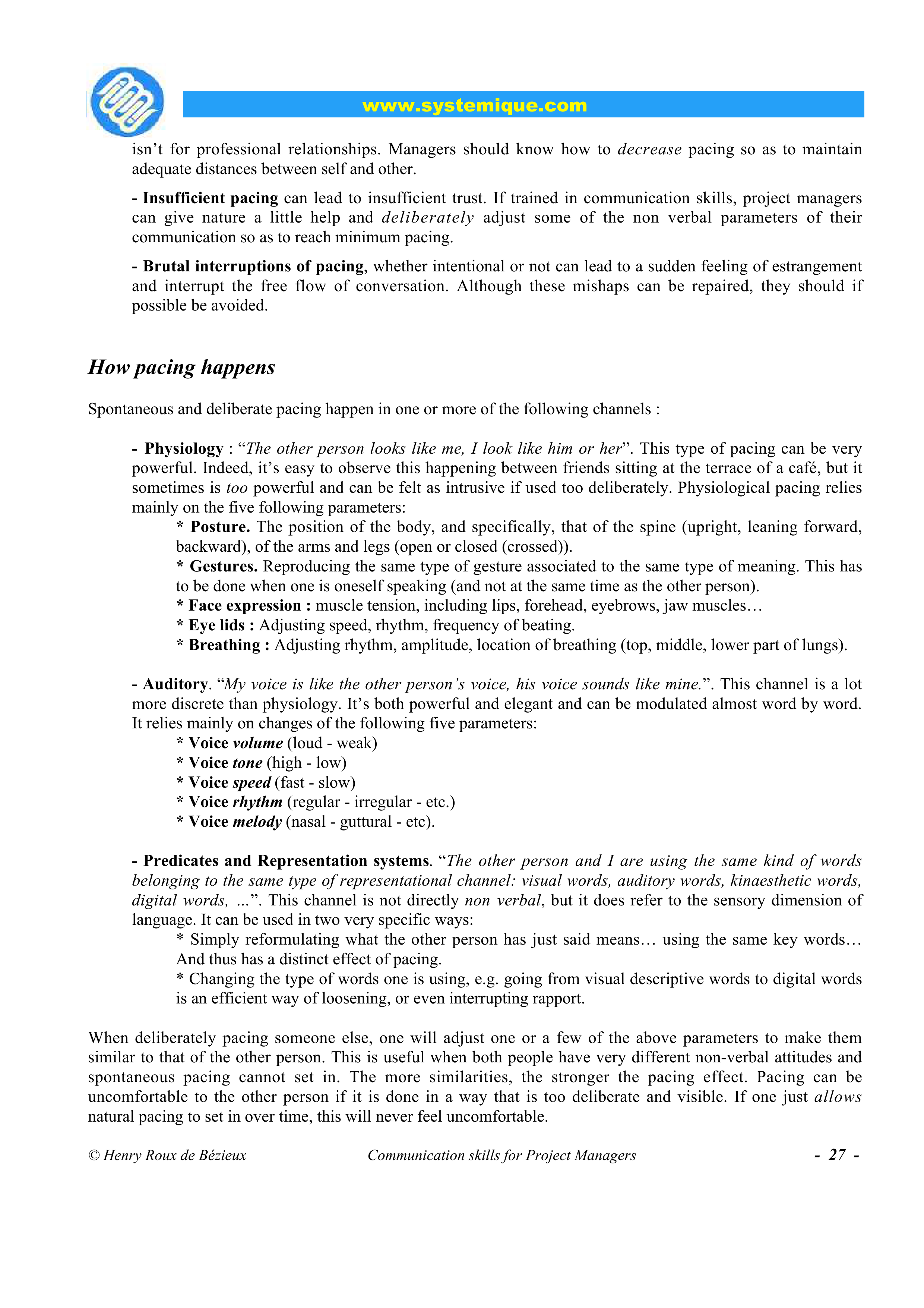 Communication Skills for Project Managers — page 27