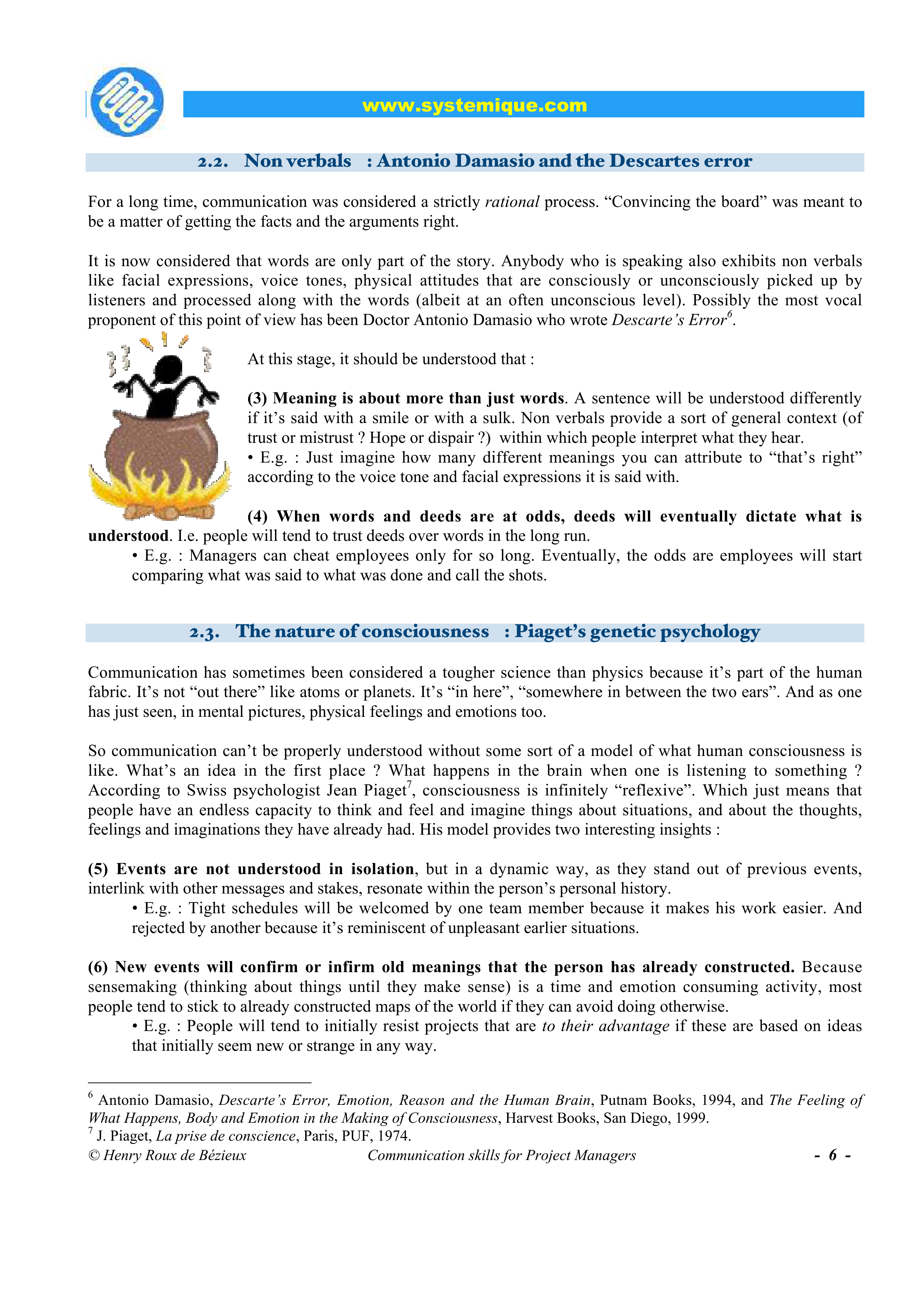 Communication Skills for Project Managers — page 6