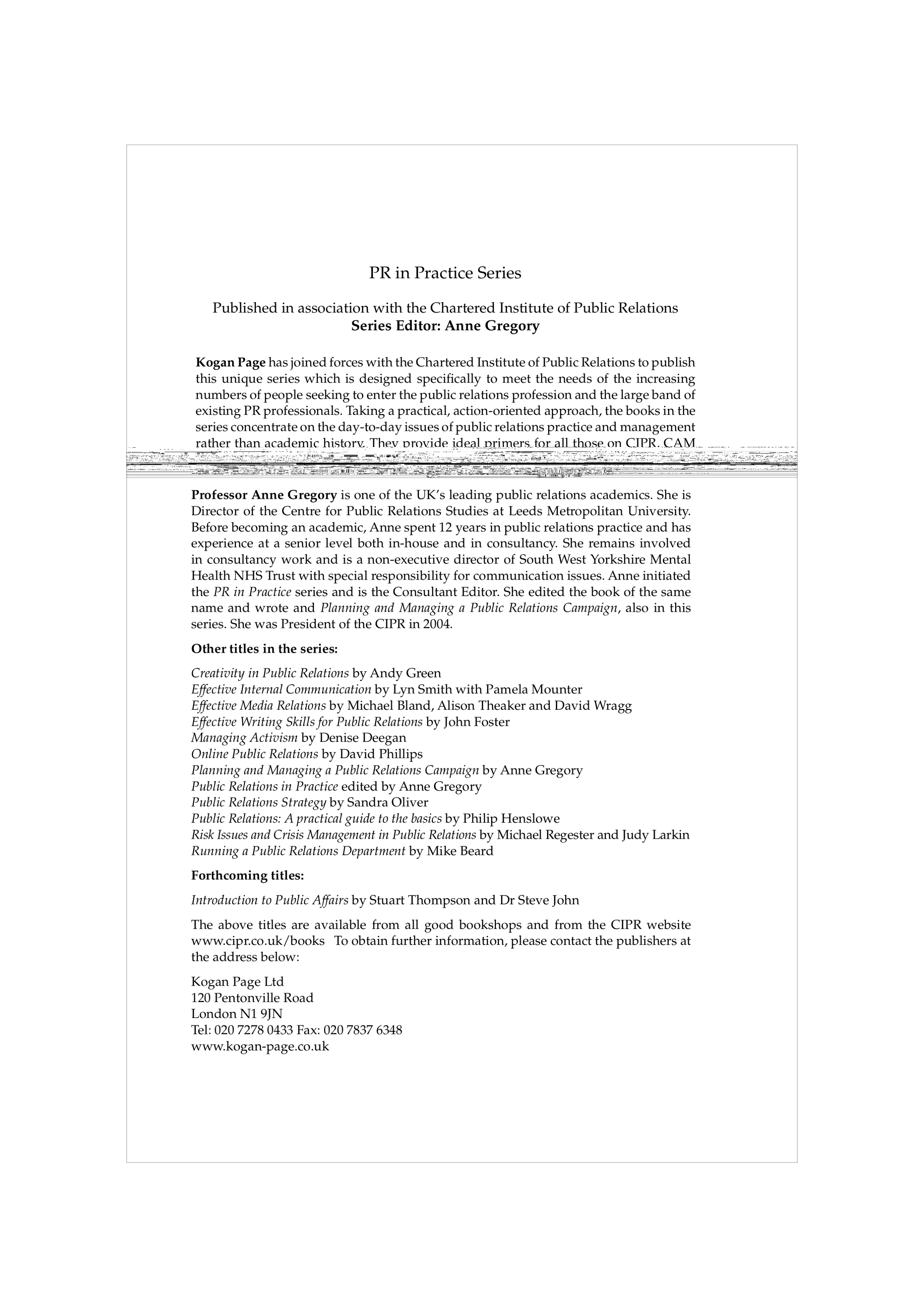 Communication Skills for Public Relations — page 10