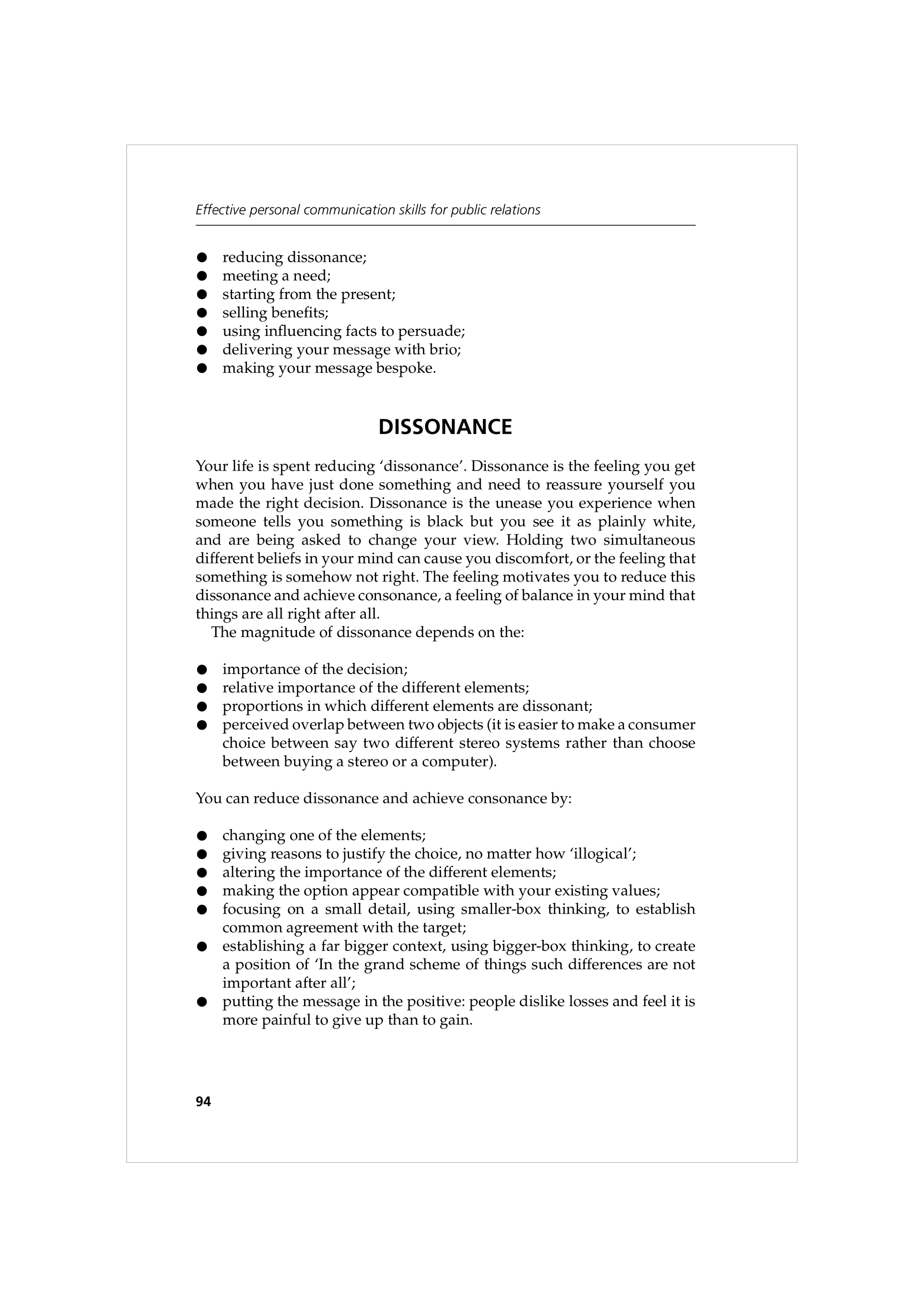 Communication Skills for Public Relations — page 107