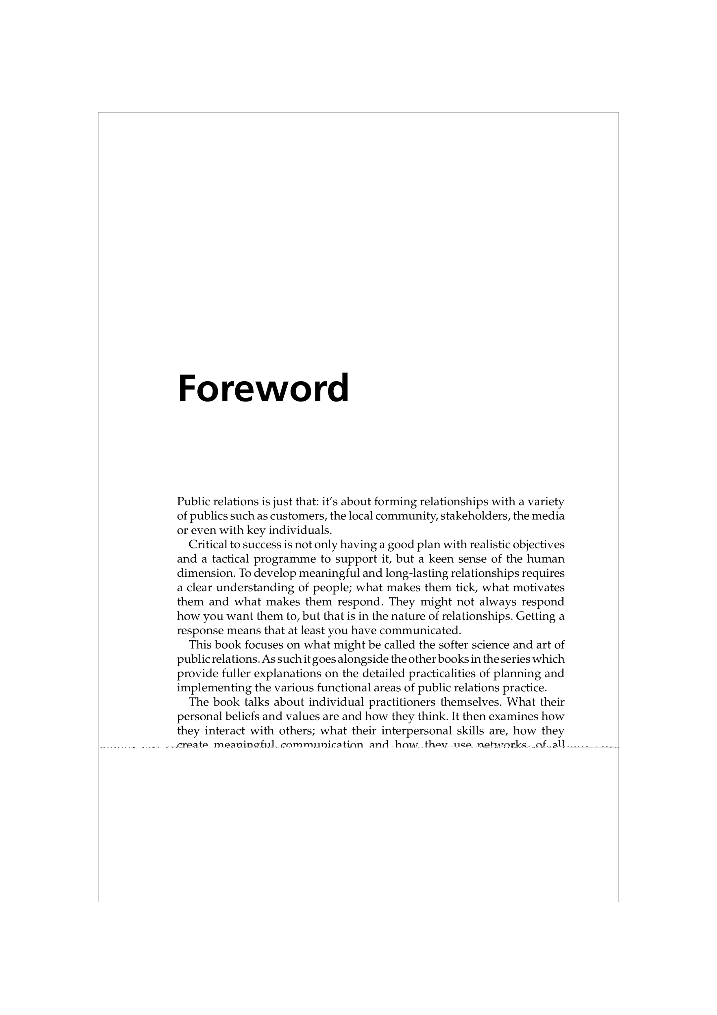 Communication Skills for Public Relations — page 11