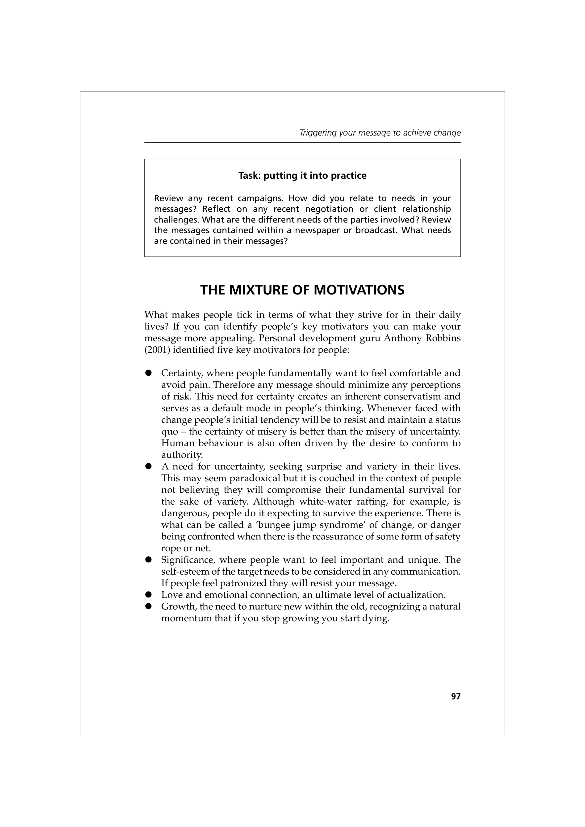 Communication Skills for Public Relations — page 110