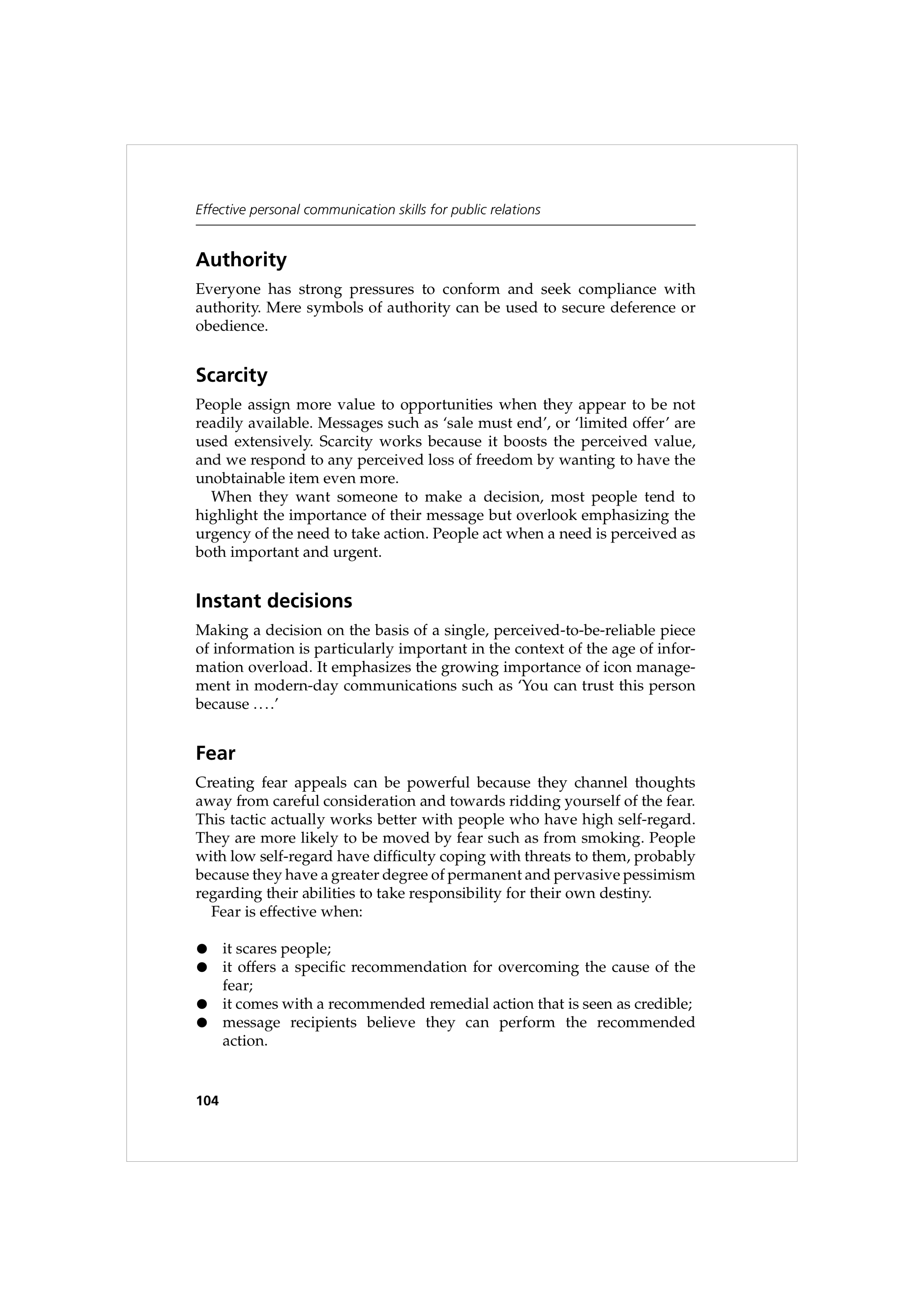 Communication Skills for Public Relations — page 117