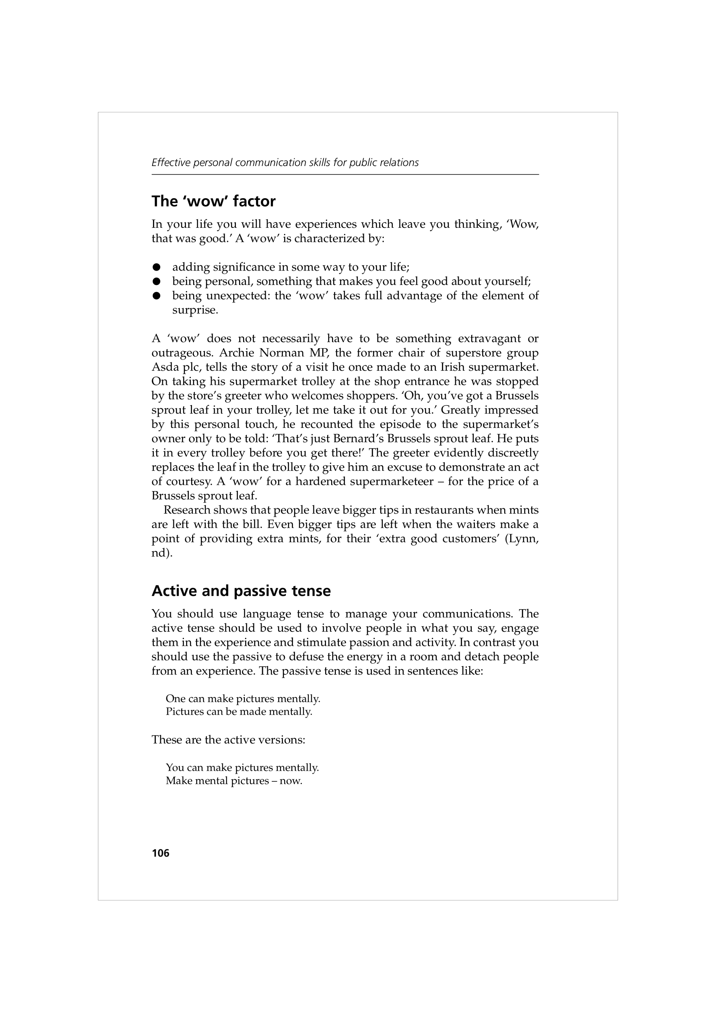 Communication Skills for Public Relations — page 119