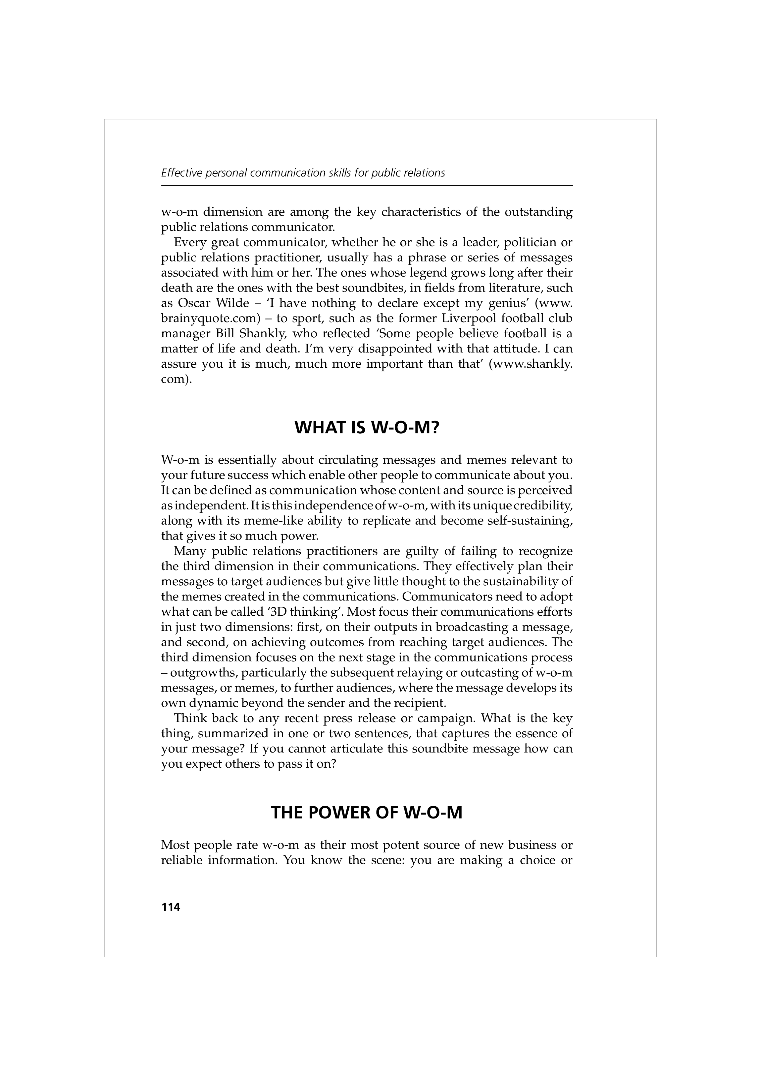 Communication Skills for Public Relations — page 127