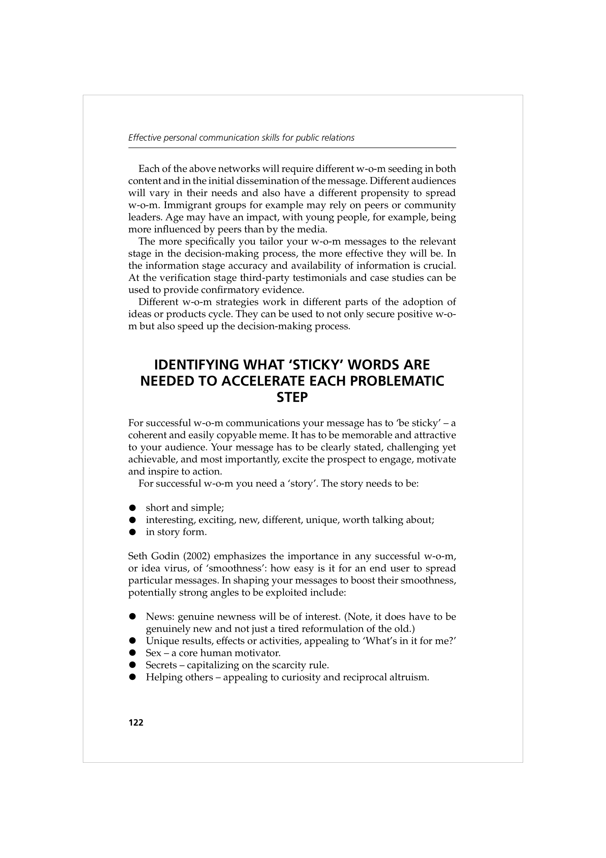 Communication Skills for Public Relations — page 135