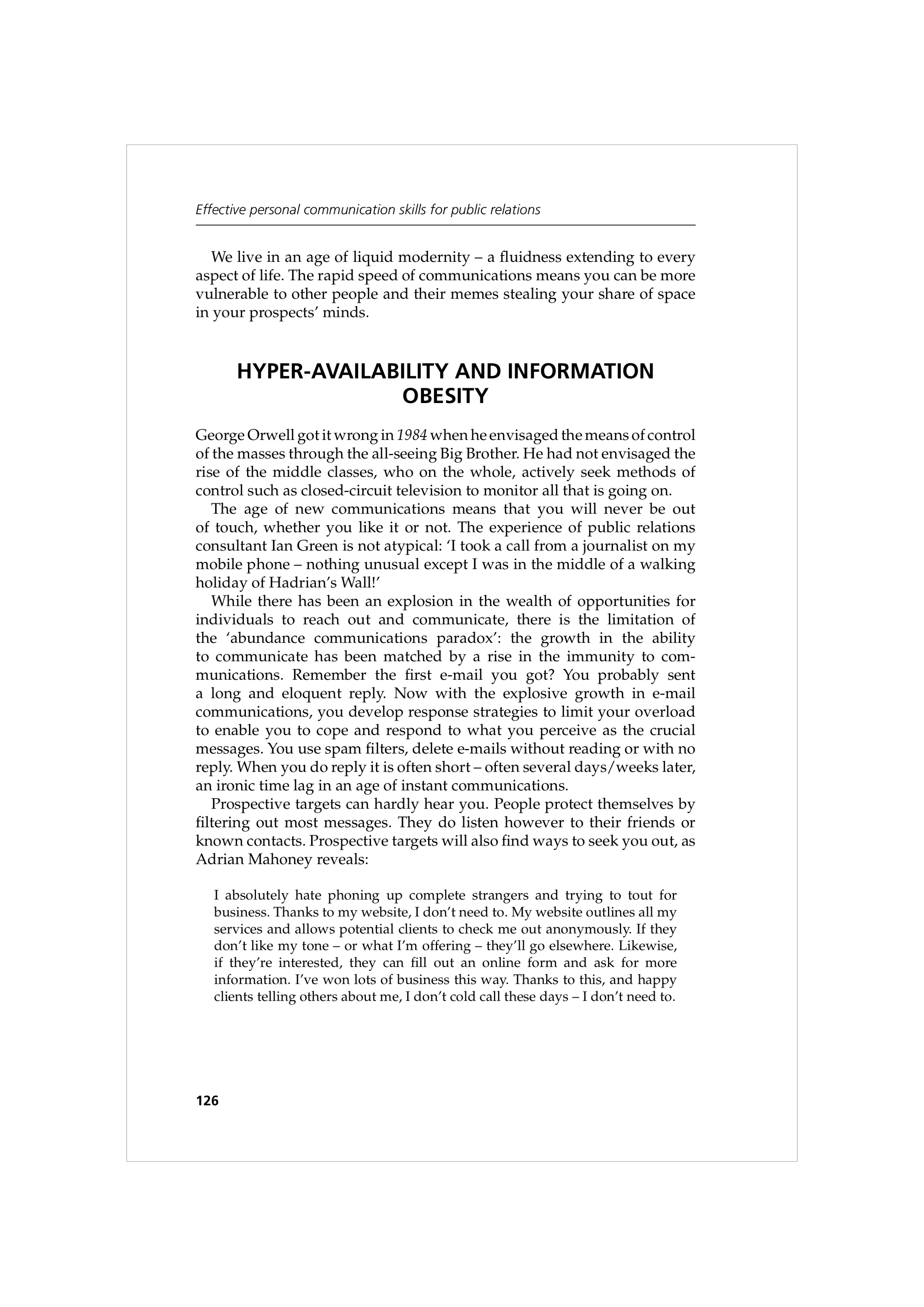 Communication Skills for Public Relations — page 139