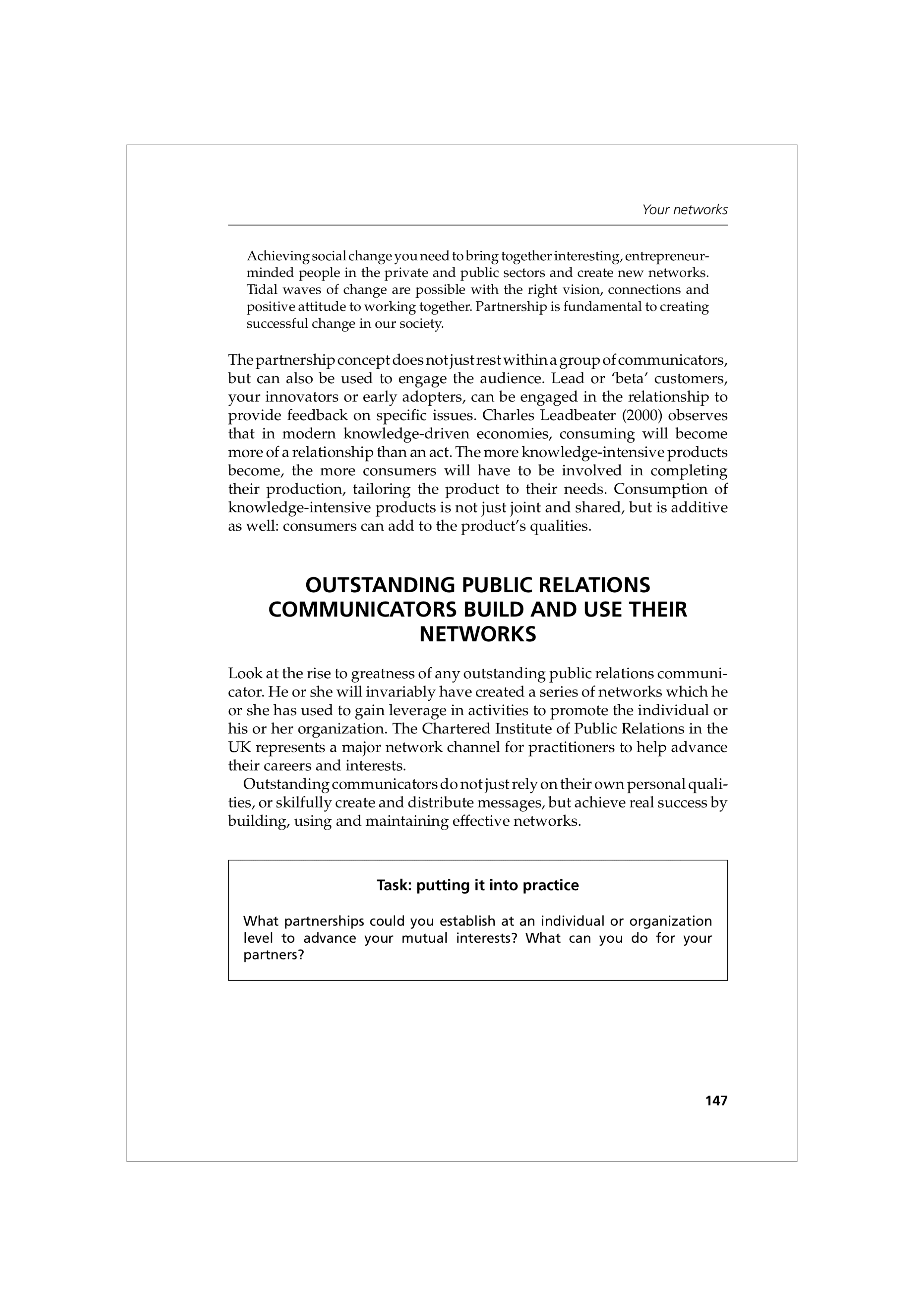 Communication Skills for Public Relations — page 160