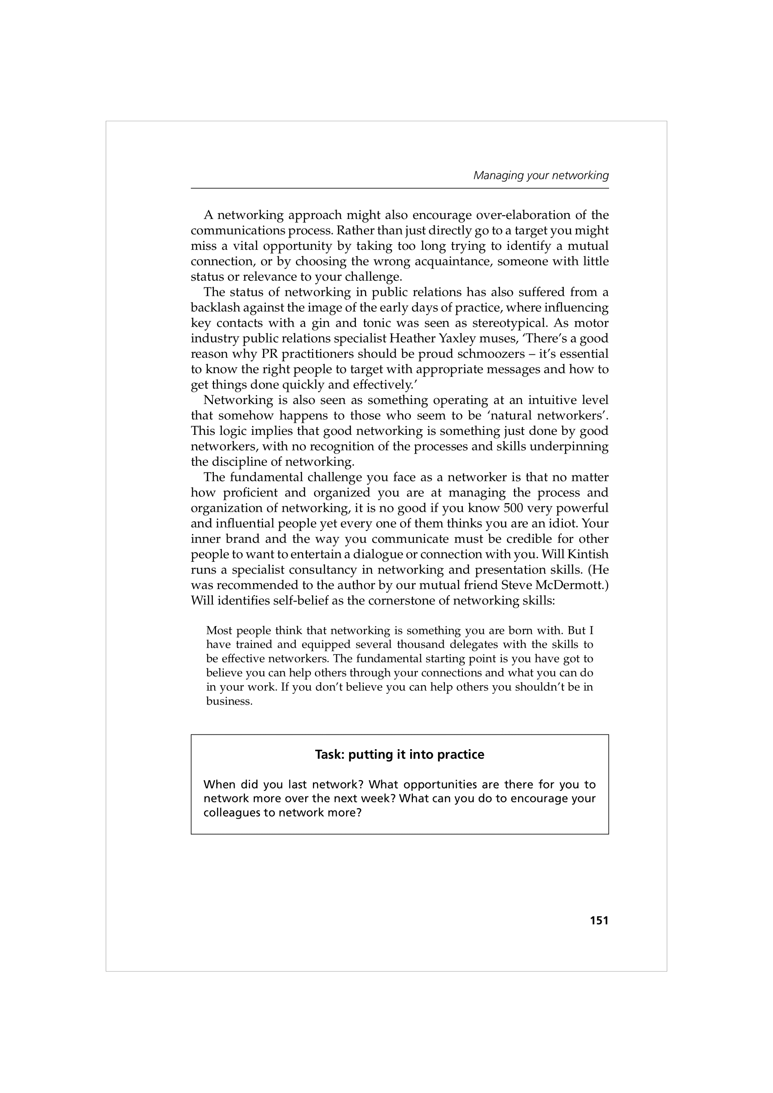 Communication Skills for Public Relations — page 164