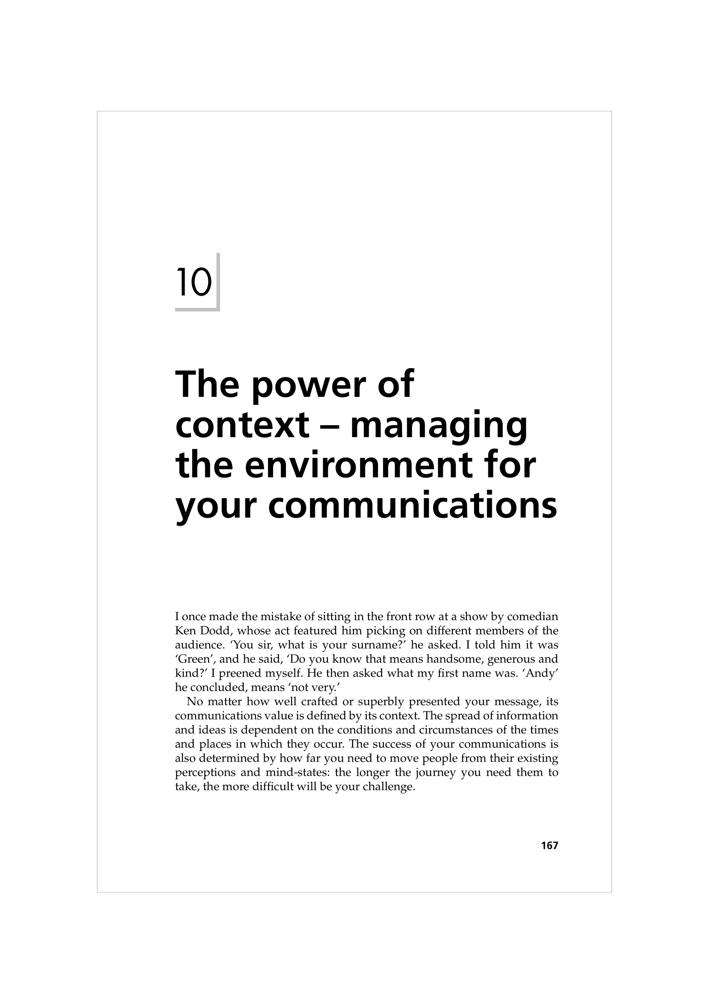 Communication Skills for Public Relations — page 180