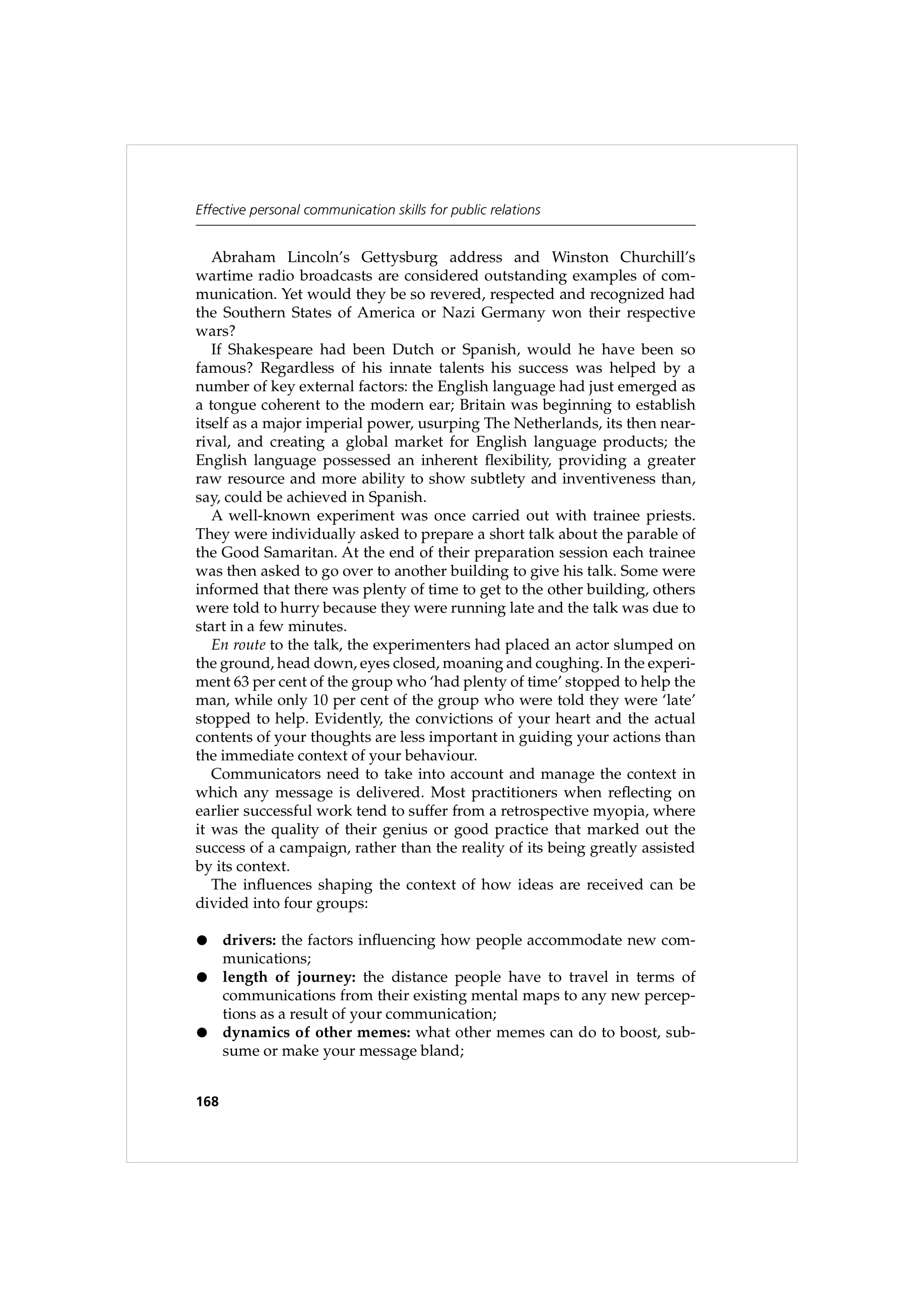 Communication Skills for Public Relations — page 181