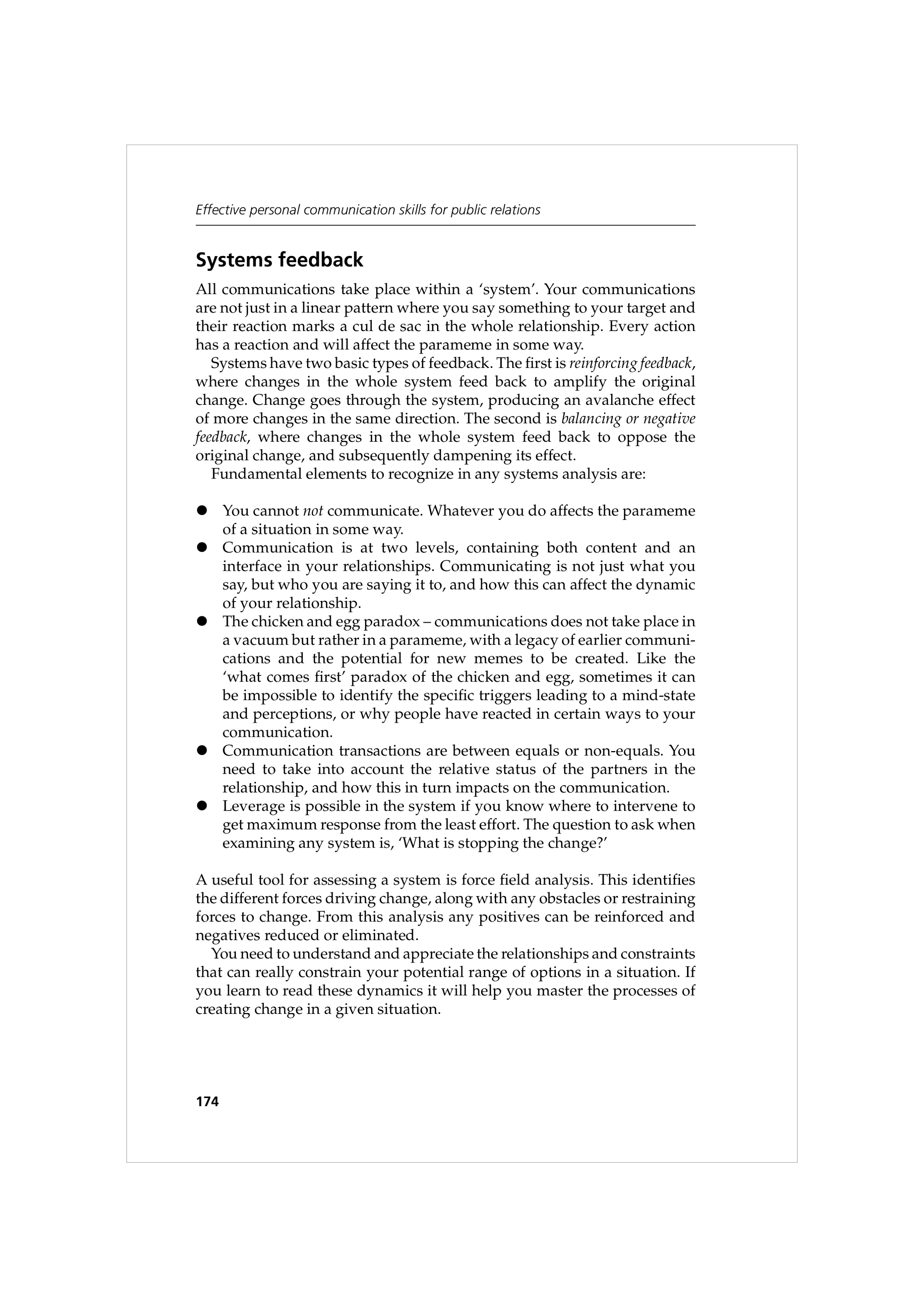 Communication Skills for Public Relations — page 187