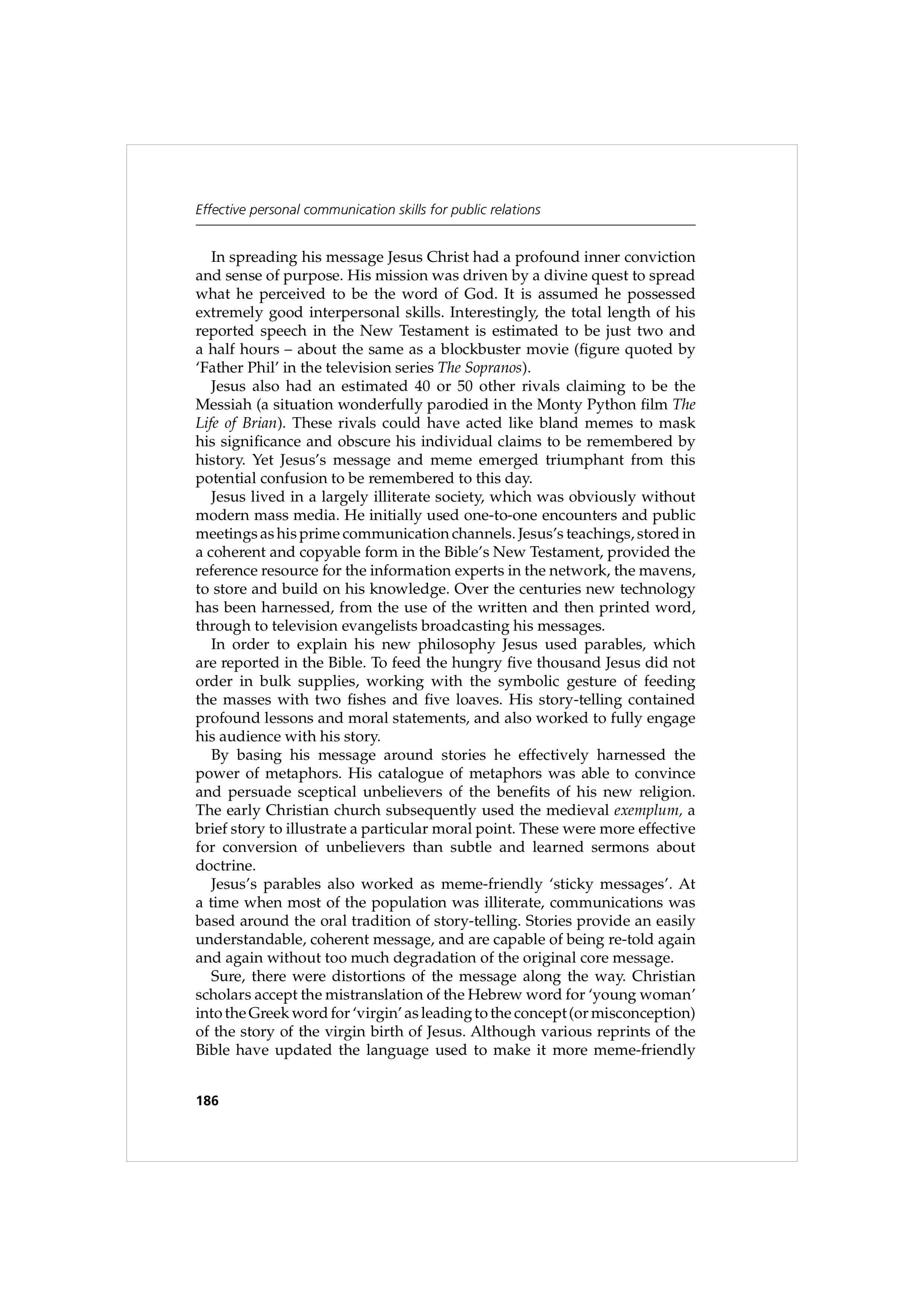 Communication Skills for Public Relations — page 199
