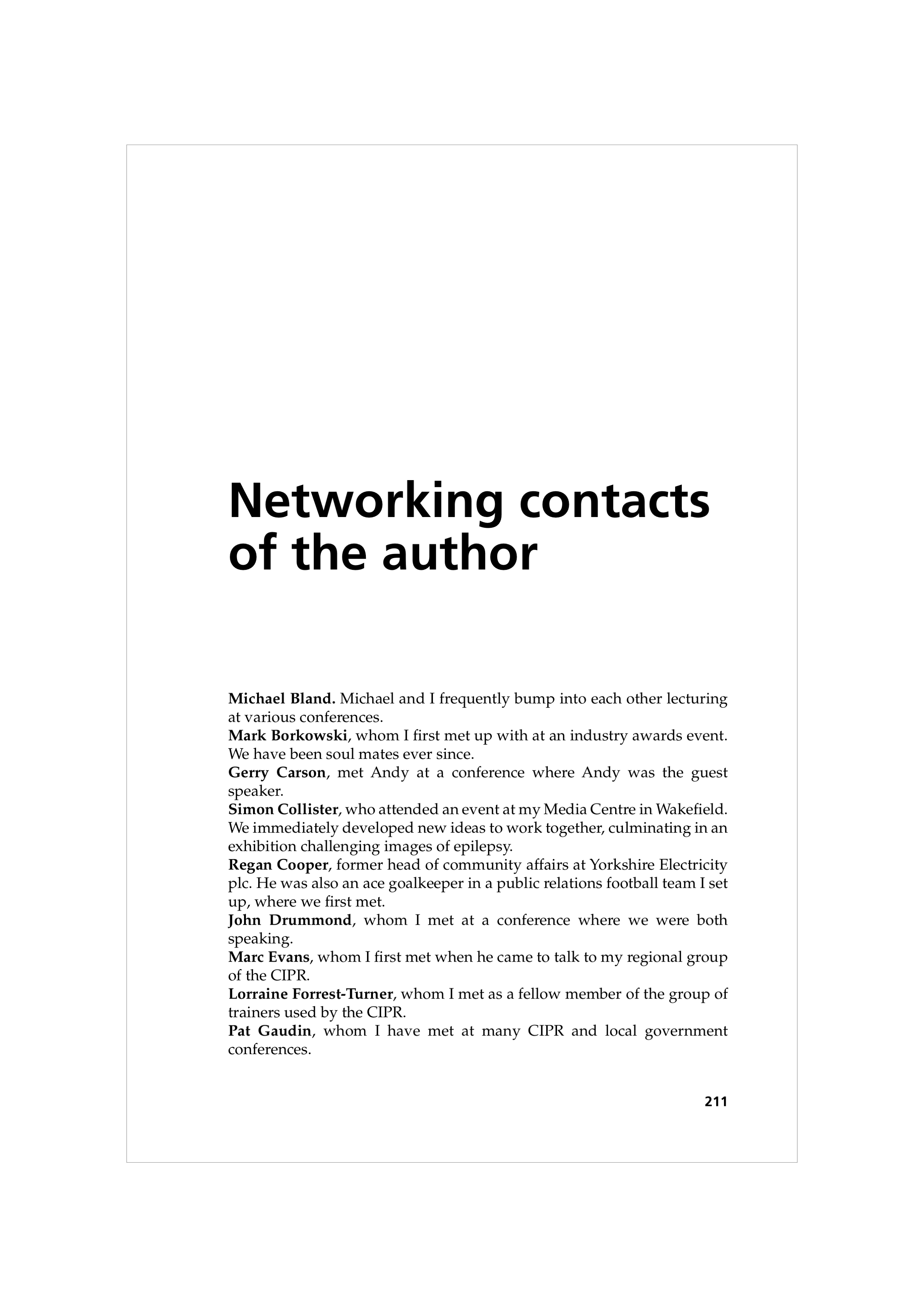 Communication Skills for Public Relations — page 224