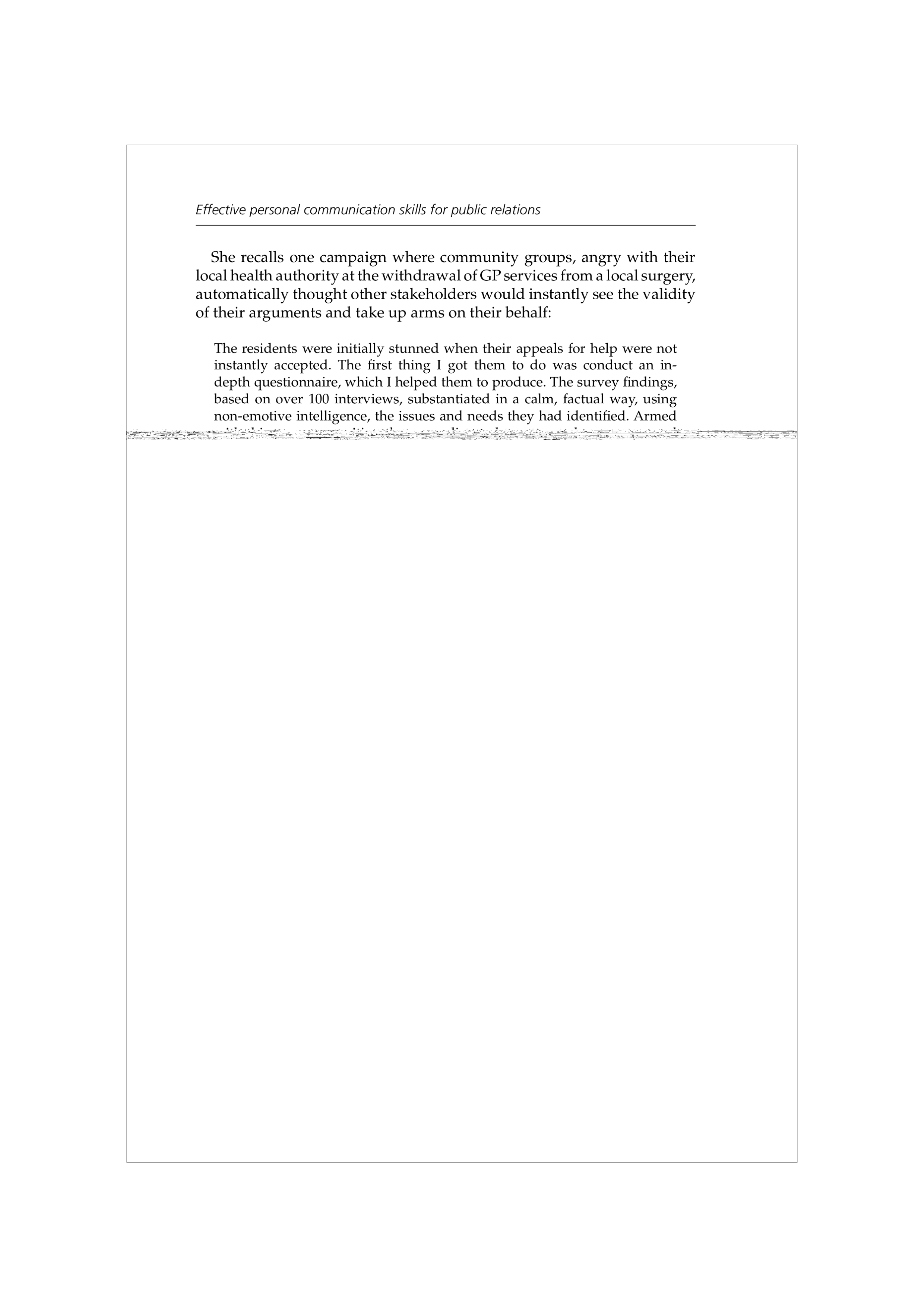 Communication Skills for Public Relations — page 33