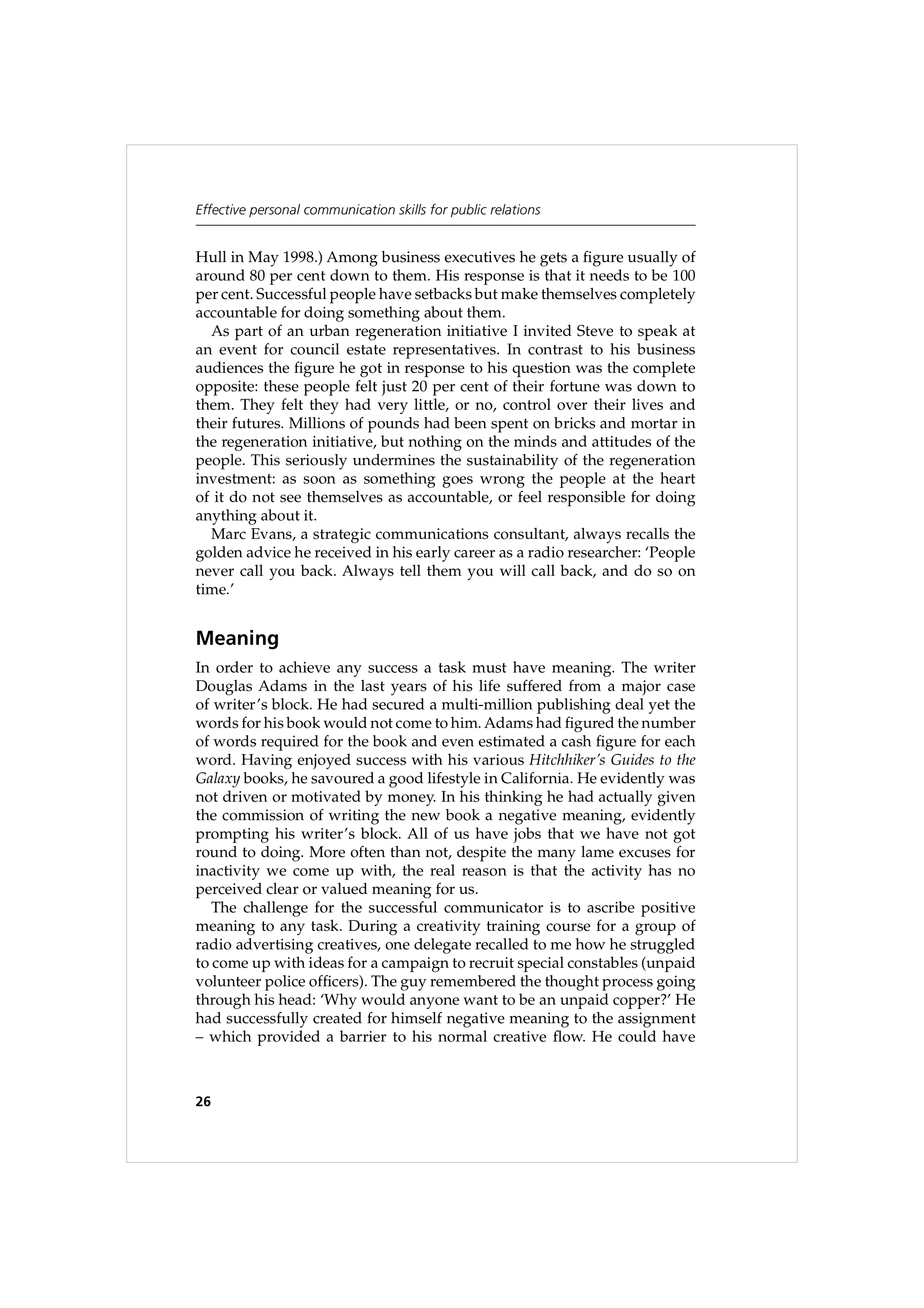 Communication Skills for Public Relations — page 39
